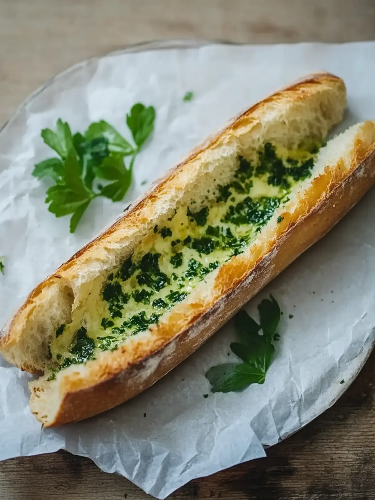 Köstliches Bärlauchbaguette für den perfekten Frühlingssnack 4 Bärlauchbaguette