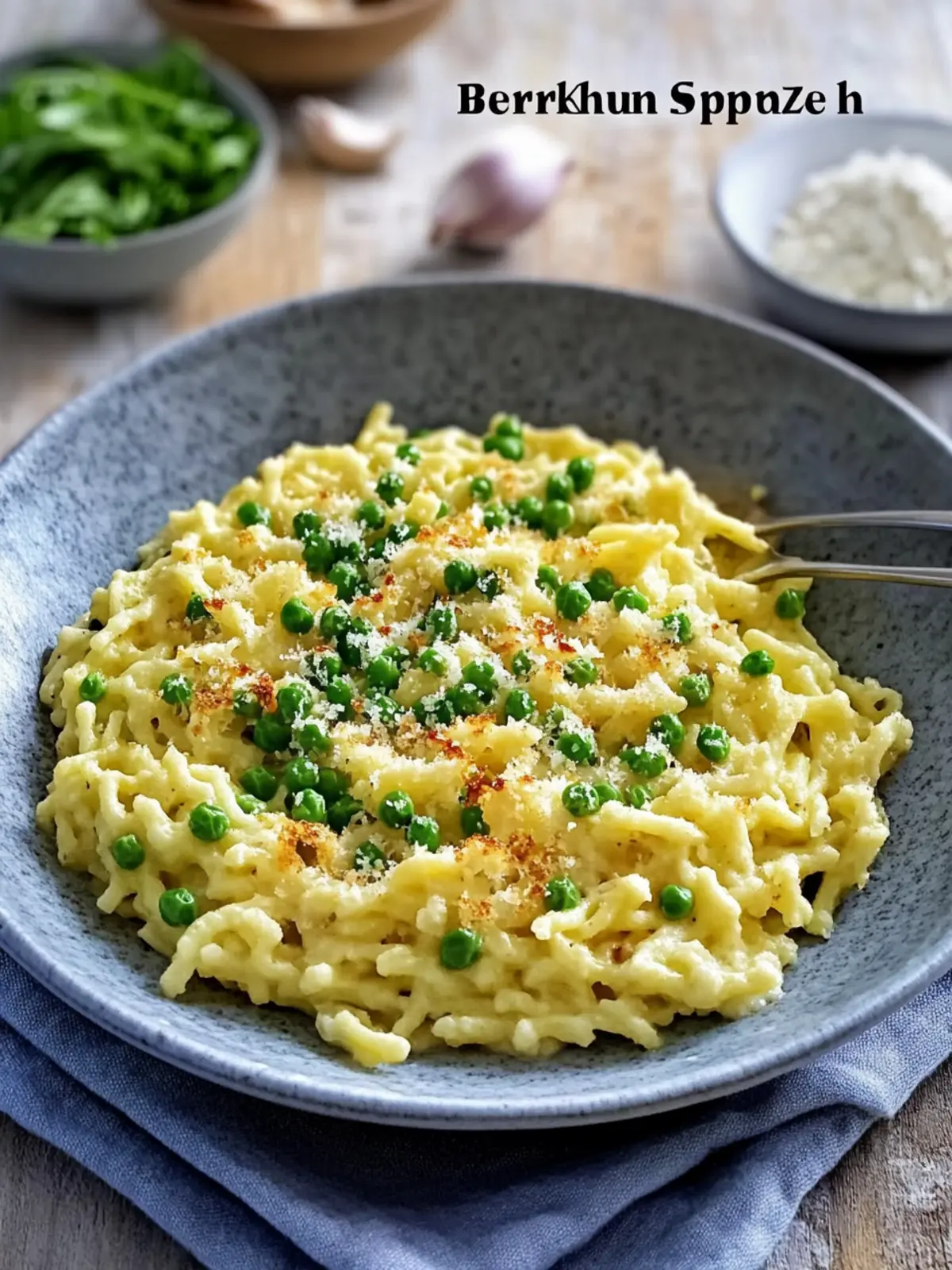 Bärlauch-Käse-Spätzle mit Röstzwiebeln – Ein Frühlingsgenuss 4 Bärlauch-Käse-Spätzle mit Röstzwiebeln