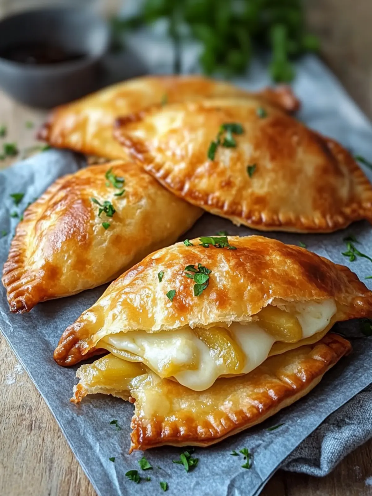 Fantastische Kartoffeltaschen mit 400 g Doppelrahmfrischkäse 5 Fantastic potato pockets with 400 g double cream cheese
