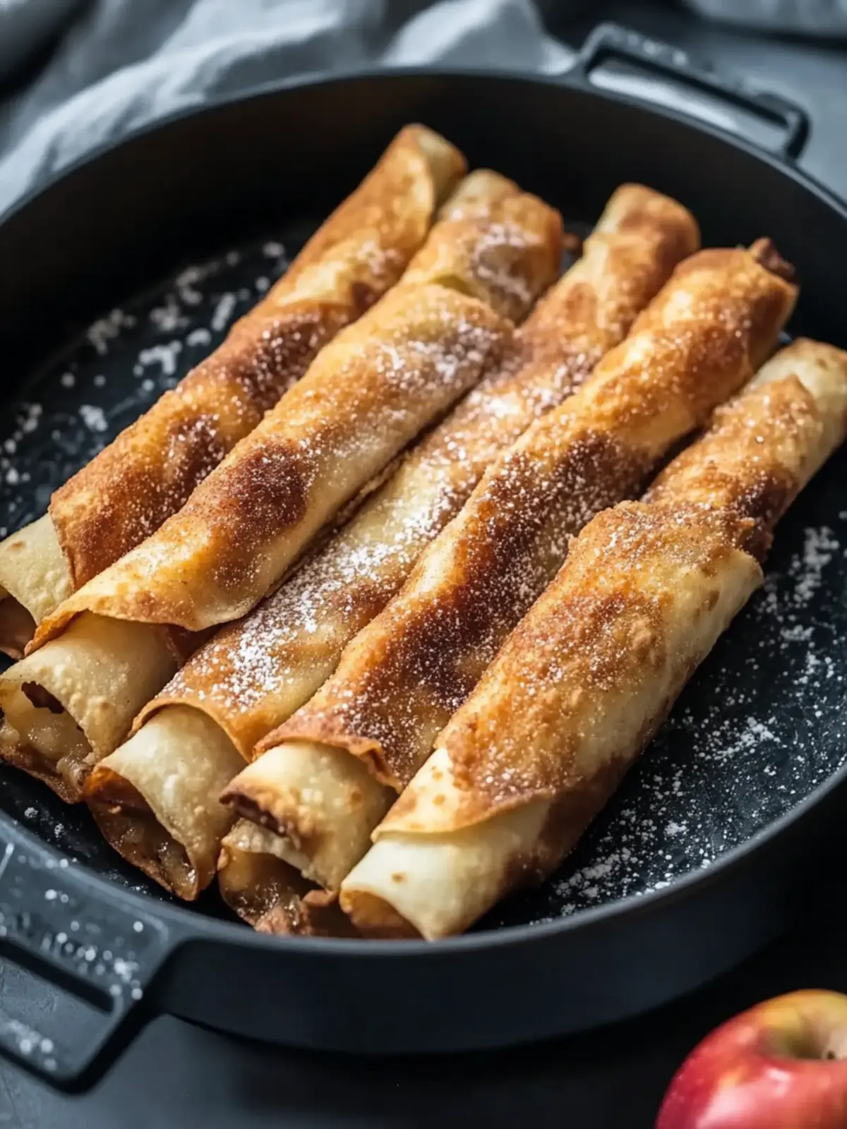 Einfache Heißluftfritteuse Apfelkuchen Taquitos – Genuss in Minuten 4 Einfache Heißluftfritteuse Apfelkuchen Taquitos