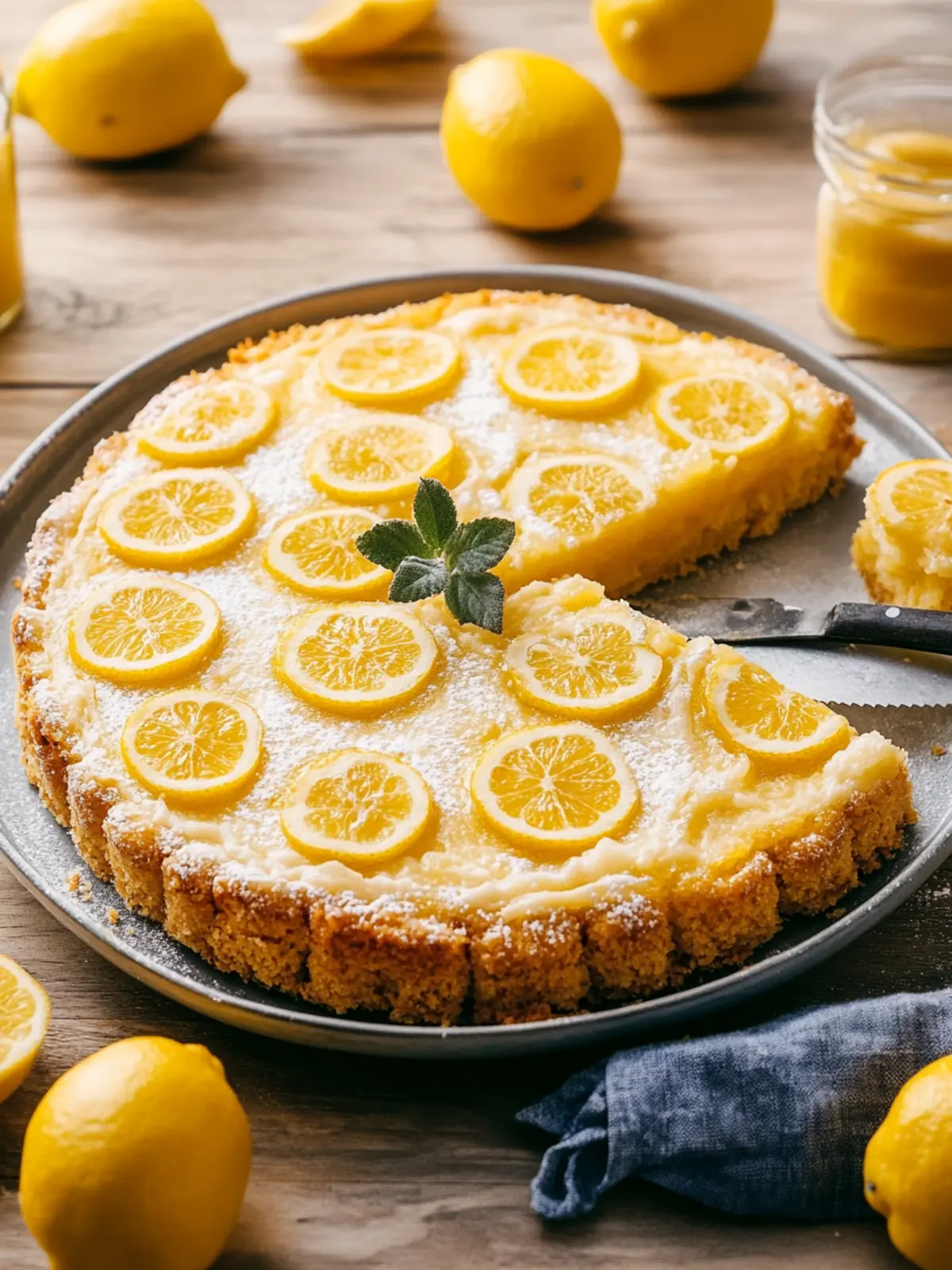 Veganer Zitronen-Blechkuchen – Fluffig und erfrischend lecker 2 Veganer Zitronen-Blechkuchen