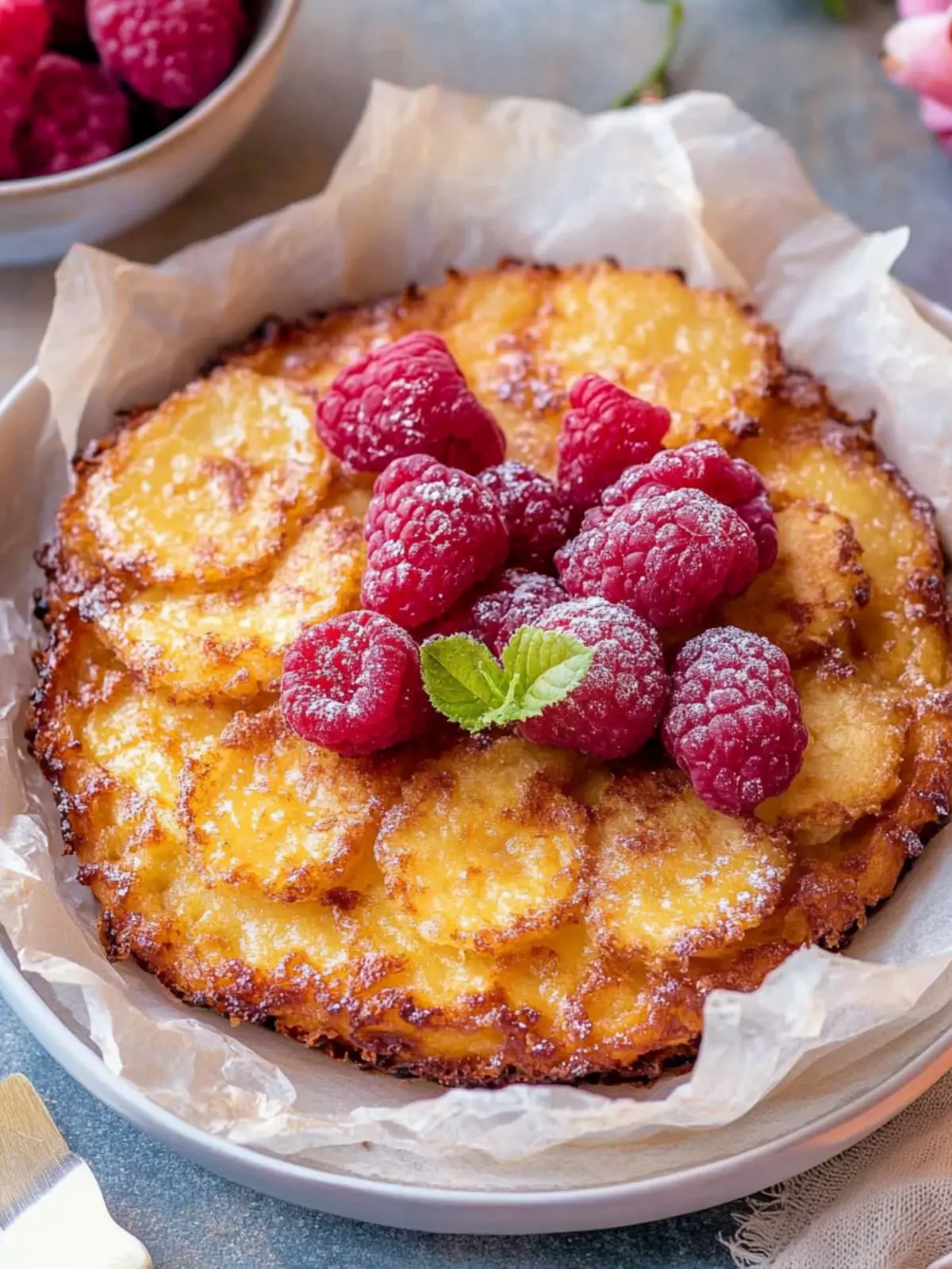 Krosse Großmutters Reibekuchen für das perfekte Zuhause-Dinner 4 Großmutters Reibekuchen