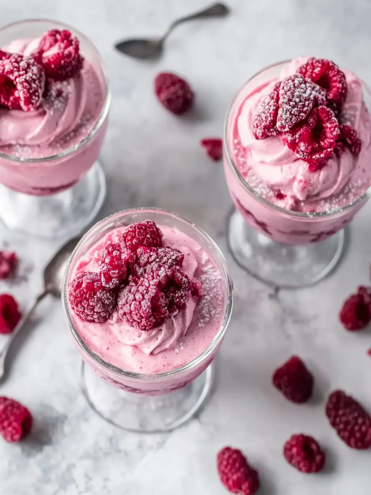 Himbeercreme: 5 Minuten Blitz-Dessert für heiße Tage 4 Himbeercreme / 5 Minuten Blitz-Dessert