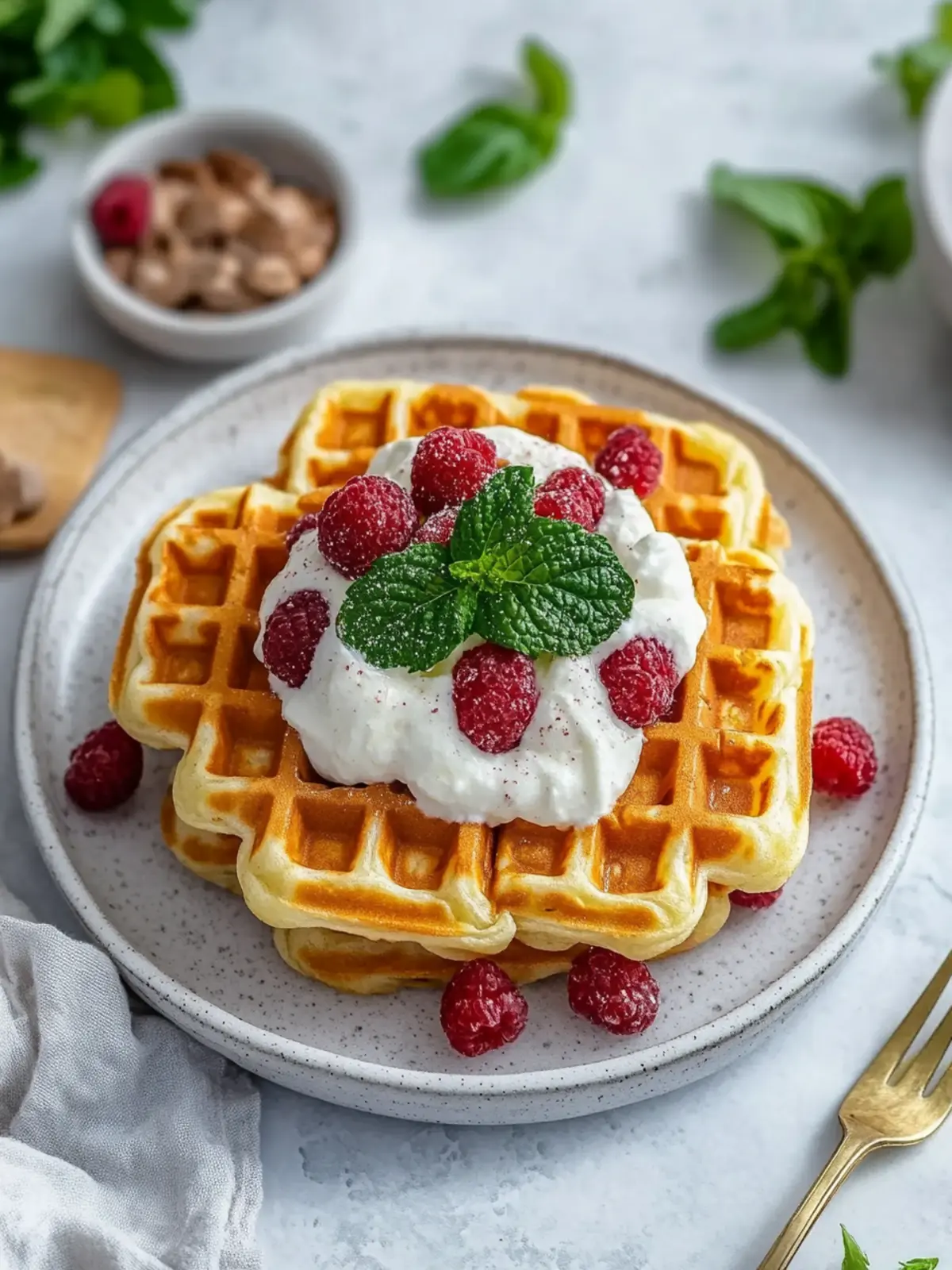 Herzhafte Kichererbsenwaffeln – Gesund, Glutenfrei & Lecker 3 Herzhafte Kichererbsenwaffeln