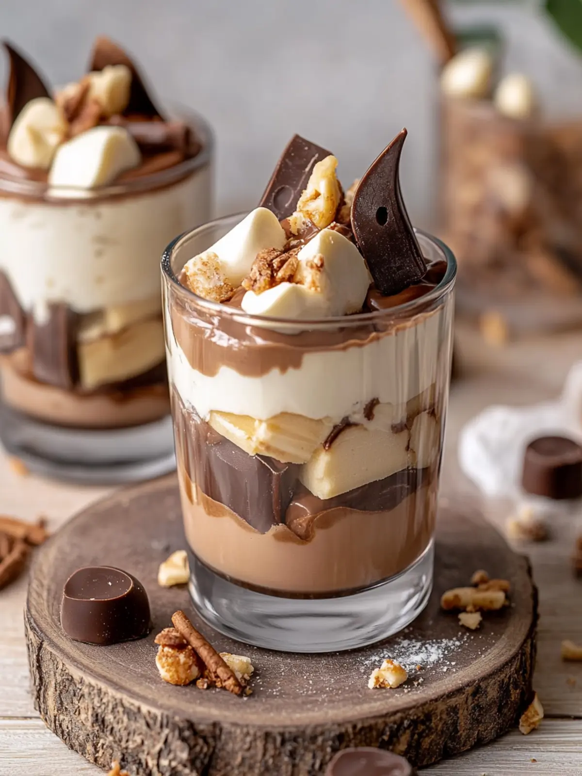 Kinder Bueno Käsekuchen im Glas – Einfach und Lecker! 2 Kinder Bueno Käsekuchen im Glas