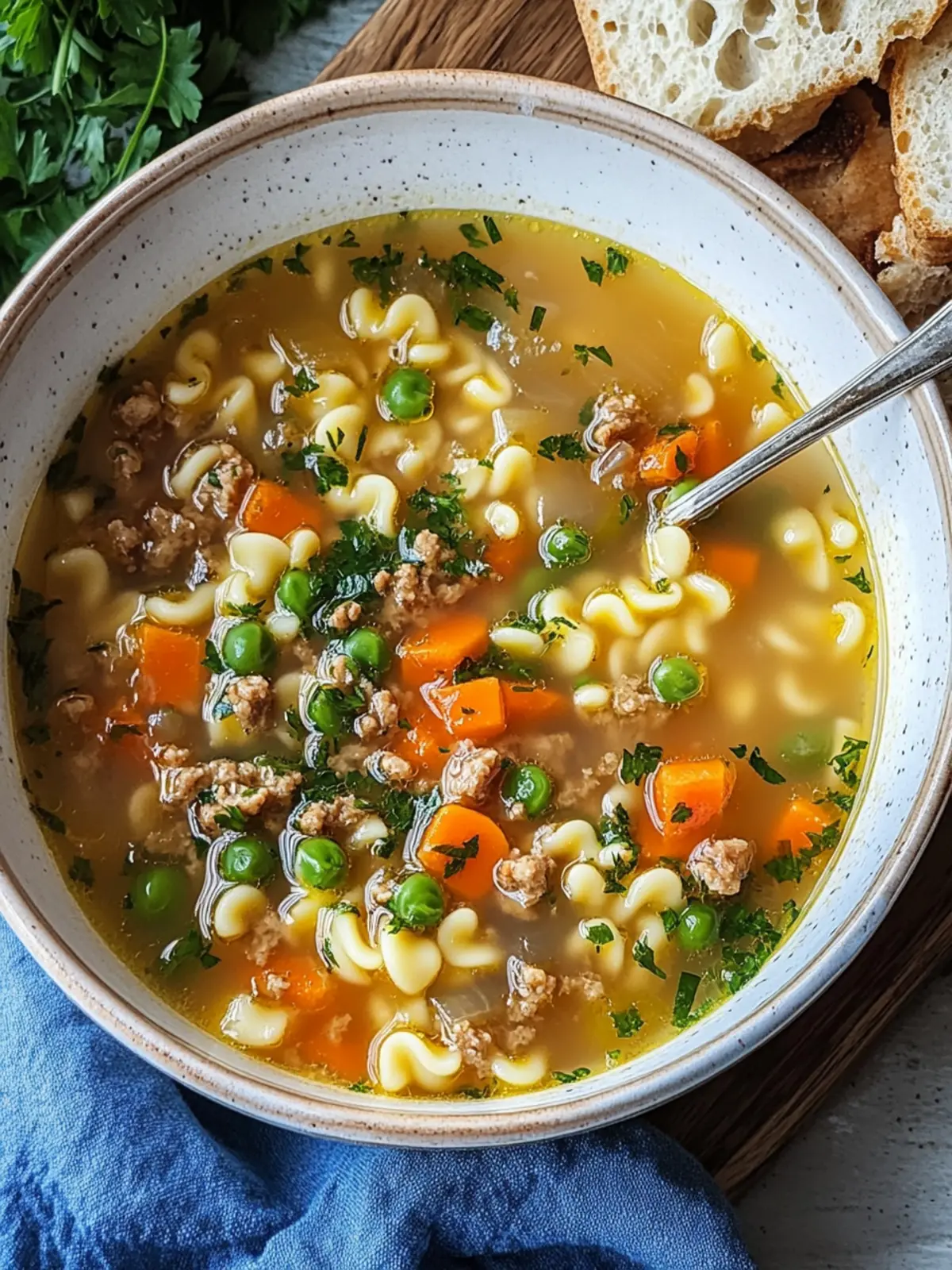 Wärmende Nudel-Hack-Suppe: Dein Wohlfühlgericht für kalte Tage 4 Wärmende Nudel-Hack-Suppe