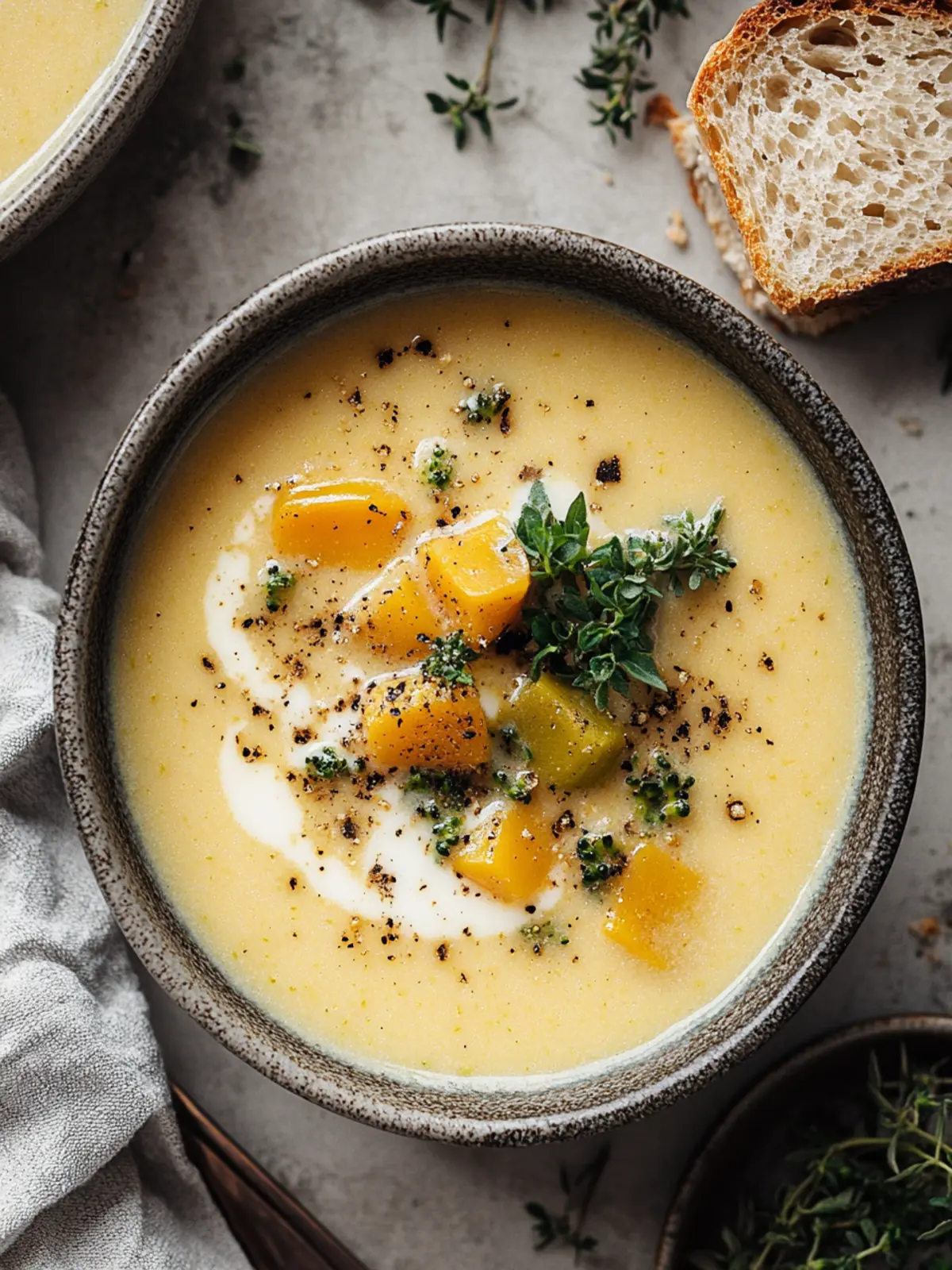 Einfache cremige Gemüsesuppe: Dein neuer Lieblings-Komfort! 4 Einfache cremige Gemüsesuppe