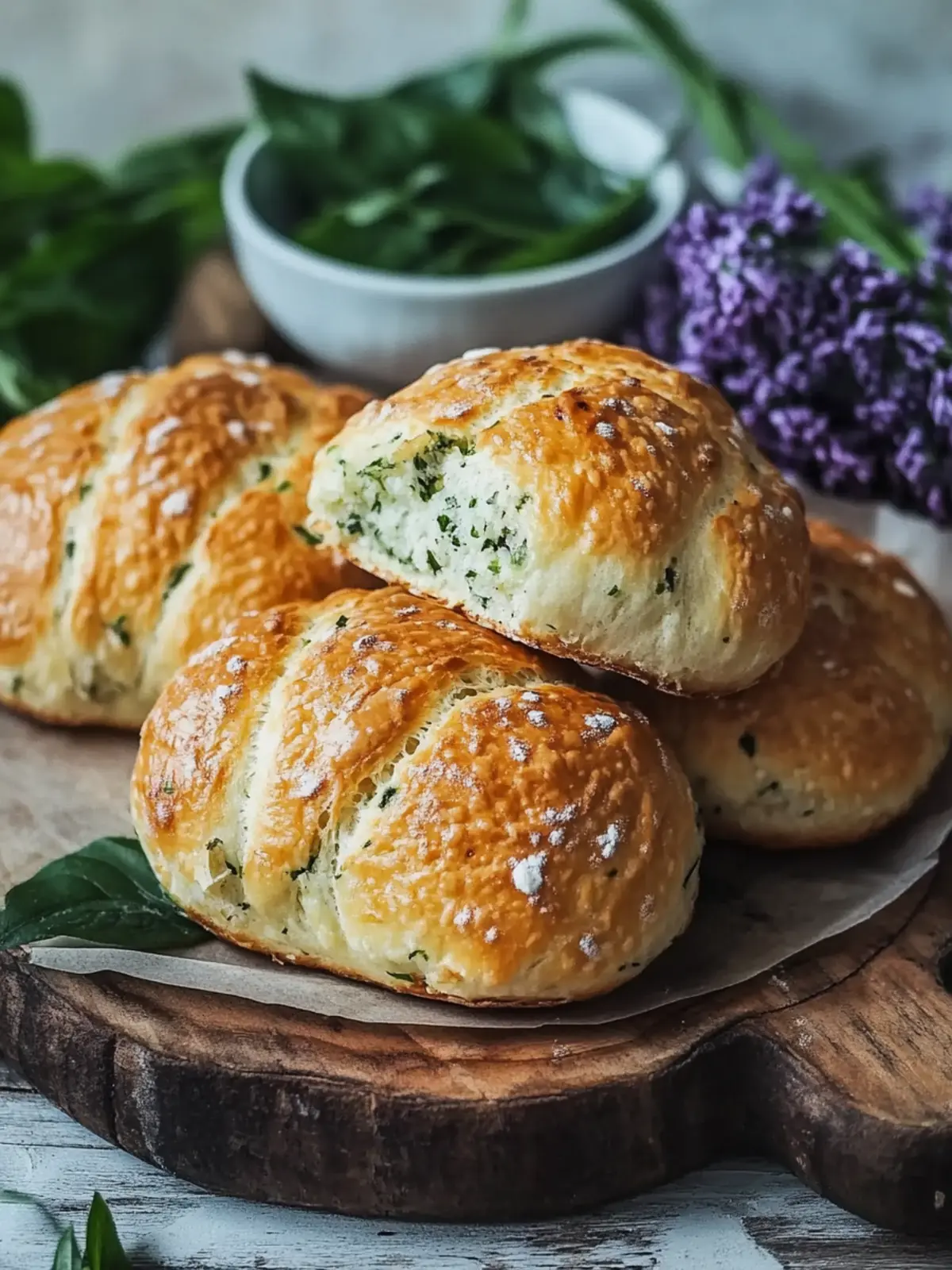 Bärlauchbrötchen ohne Hefe für ein schnelles Genussmoment 5 Bärlauchbrötchen ohne Hefe