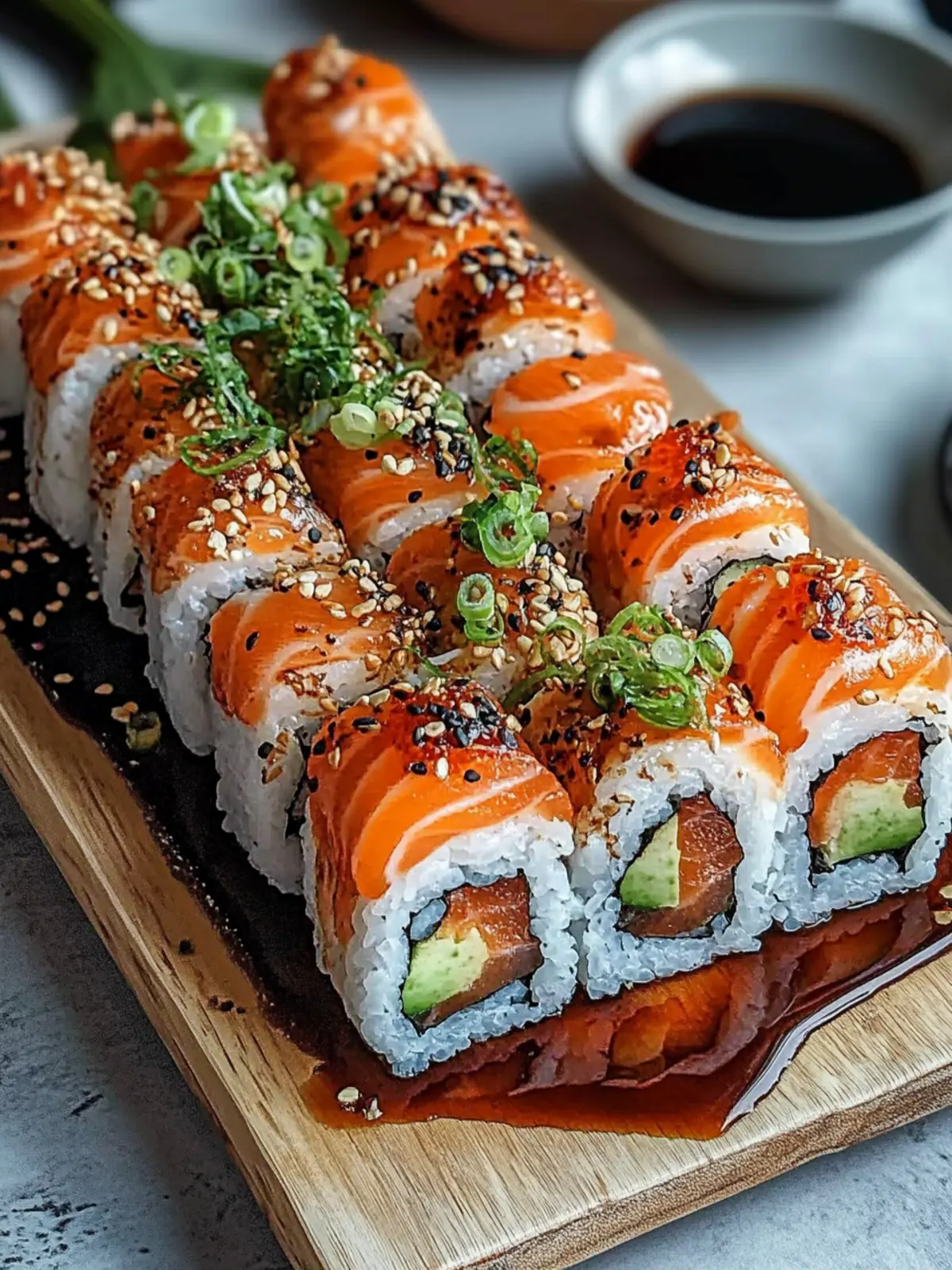 Scharfer Lachs Sushi Auflauf: Einfaches Comfort Food für zuhause 4 Scharfer Lachs Sushi Auflauf
