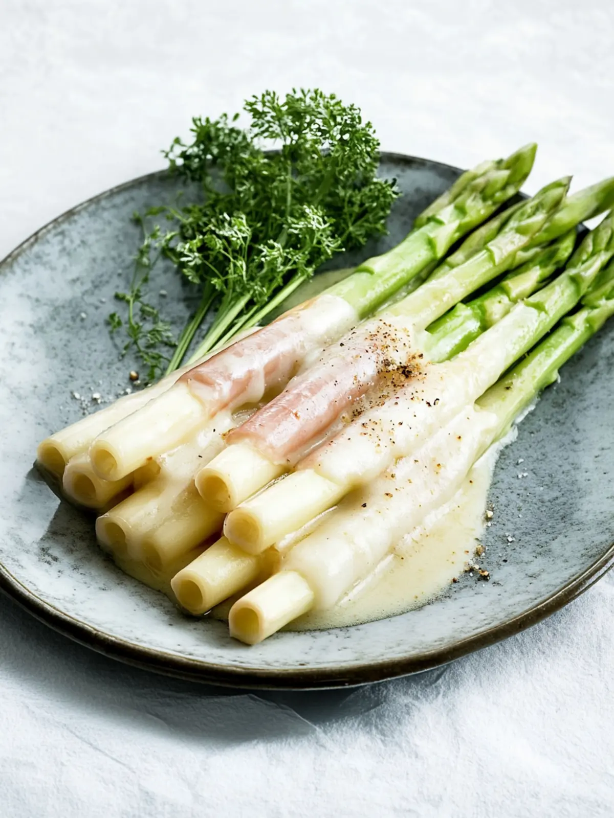 Spargel überbacken
