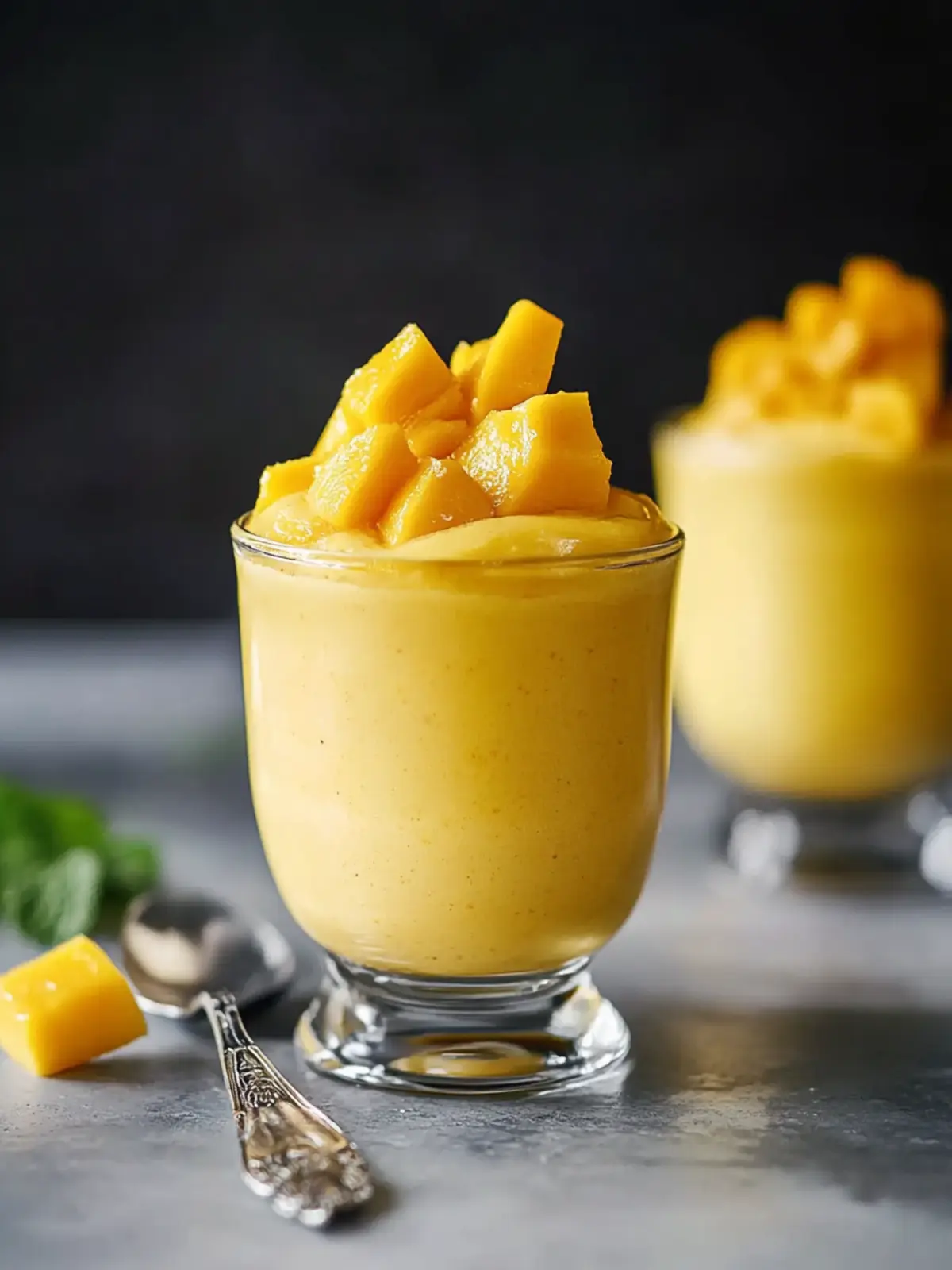 Mango-Mousse (3 Zutaten): Einfach, schnell und unwiderstehlich! 4 Mango-Mousse (3 Zutaten)
