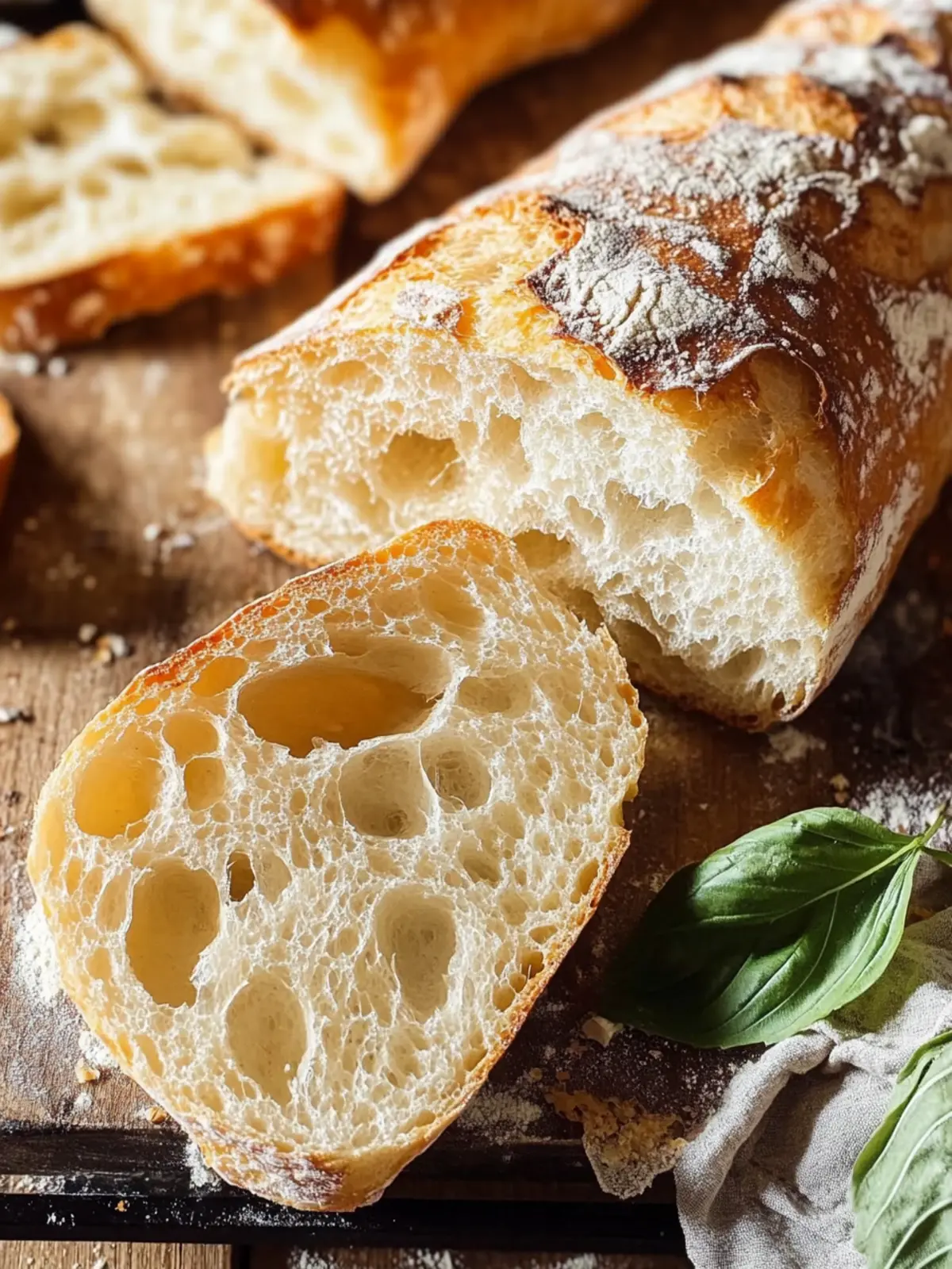 Luftige Sauerteig Ciabatta selber machen für unwiderstehlichen Genuss 5 Luftige Sauerteig Ciabatta selber machen