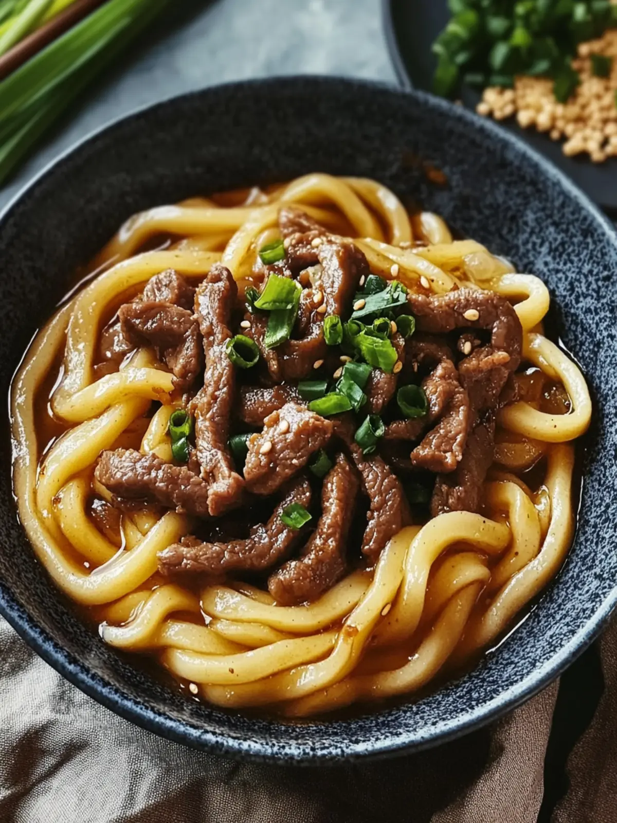 Rindfleisch-Udon mit schwarzem Pfeffer: Dein schnelles Wohlfühlessen 3 Rindfleisch-Udon mit schwarzem Pfeffer