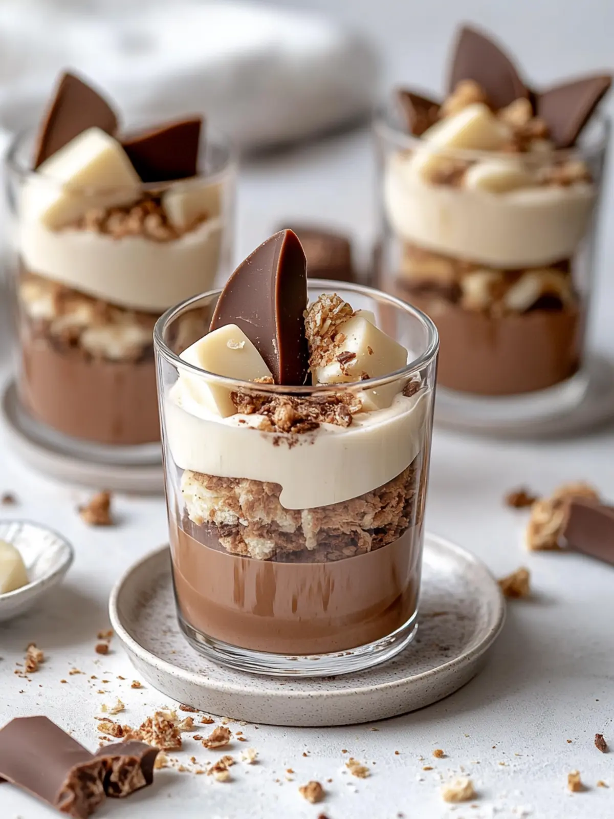 Kinder Bueno Käsekuchen im Glas – Einfach und Lecker! 5 Kinder Bueno Käsekuchen im Glas