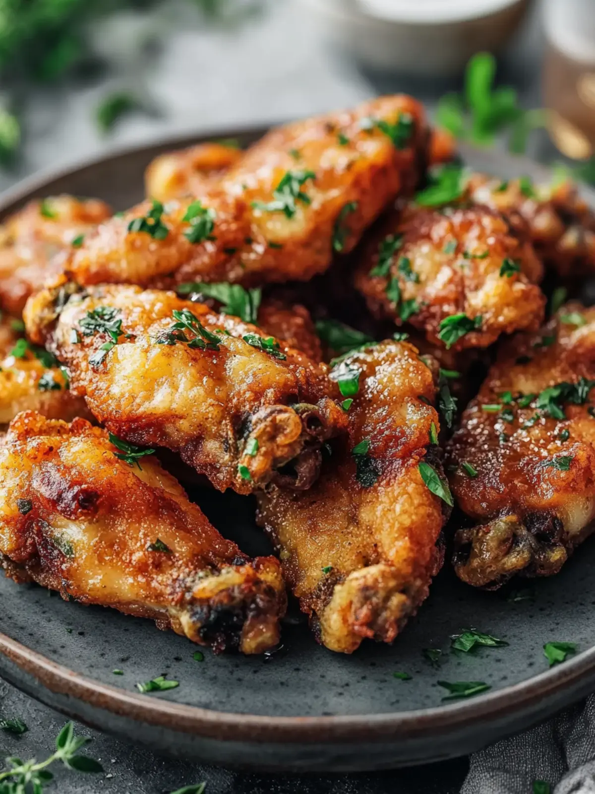 Krosse Luftfritteusen-Hühnchenflügel für gesunde Genussmomente 5 Luftfritteusen-Hühnchenflügel