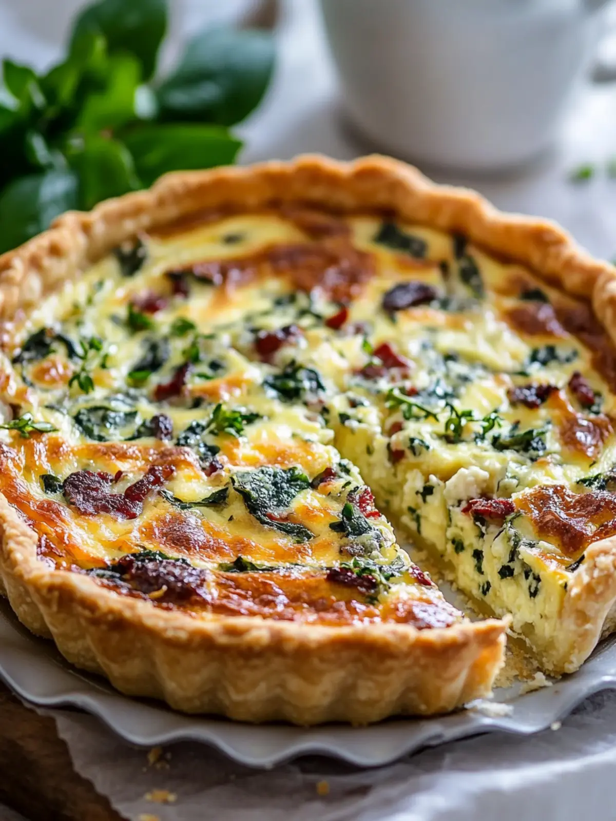 Bärlauch Quiche mit Rindfleisch – Frühlingsgenuss pur 4 Bärlauch Quiche