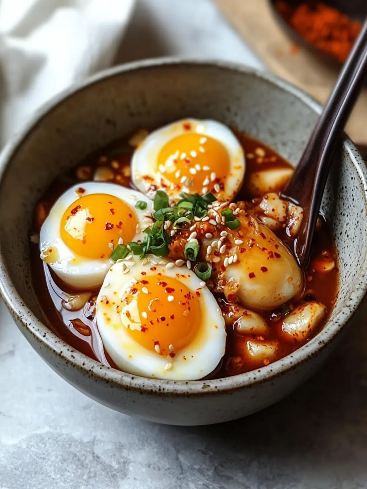 Würzige Gochujang Eier: Dein neues Frühstücks-Highlight 5 Würzige Gochujang Eier