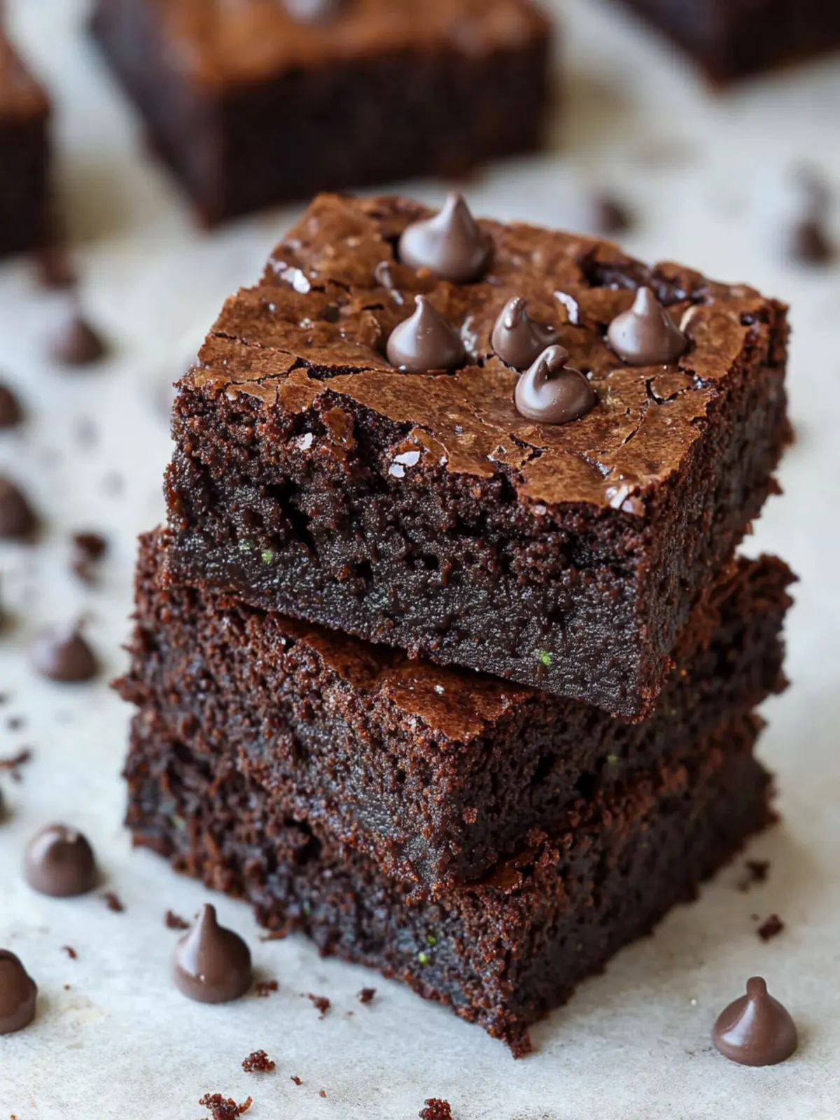 Vegane Zucchini-Brownies: Fudgy Genuss ohne Schuldgefühle 4 Vegane Zucchini-Brownies