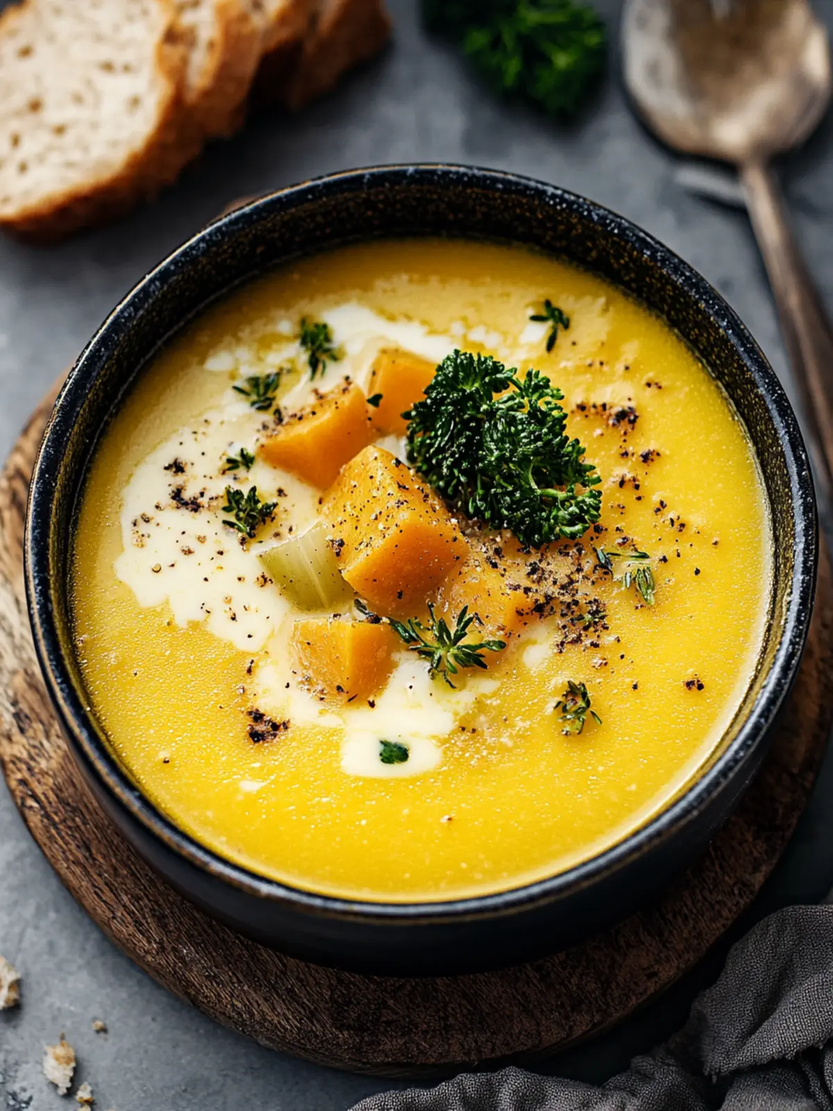 Einfache cremige Gemüsesuppe: Dein neuer Lieblings-Komfort! 2 Einfache cremige Gemüsesuppe