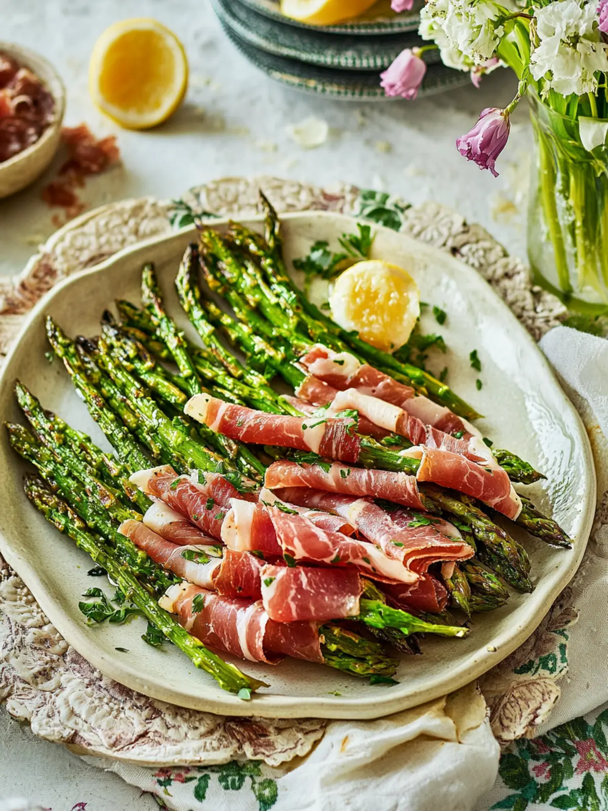 Elegante und einfache Prosciutto eingewickelte Spargel für jeden Anlass 4 Elegante und einfache Prosciutto eingewickelte Spargel