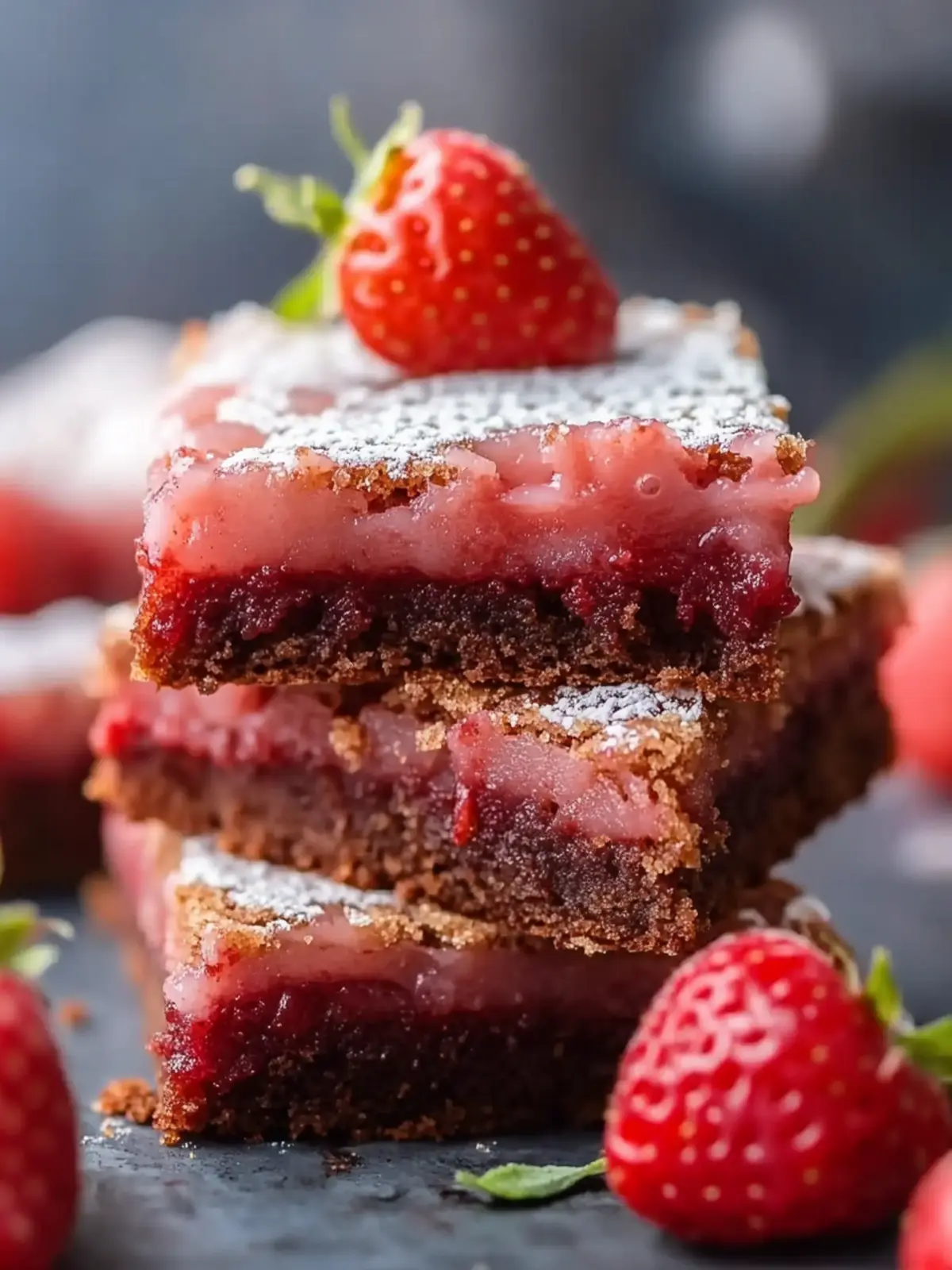 Erdbeer Brownies: Saftige Leckerei für warme Sommertage 4 Erdbeer Brownies