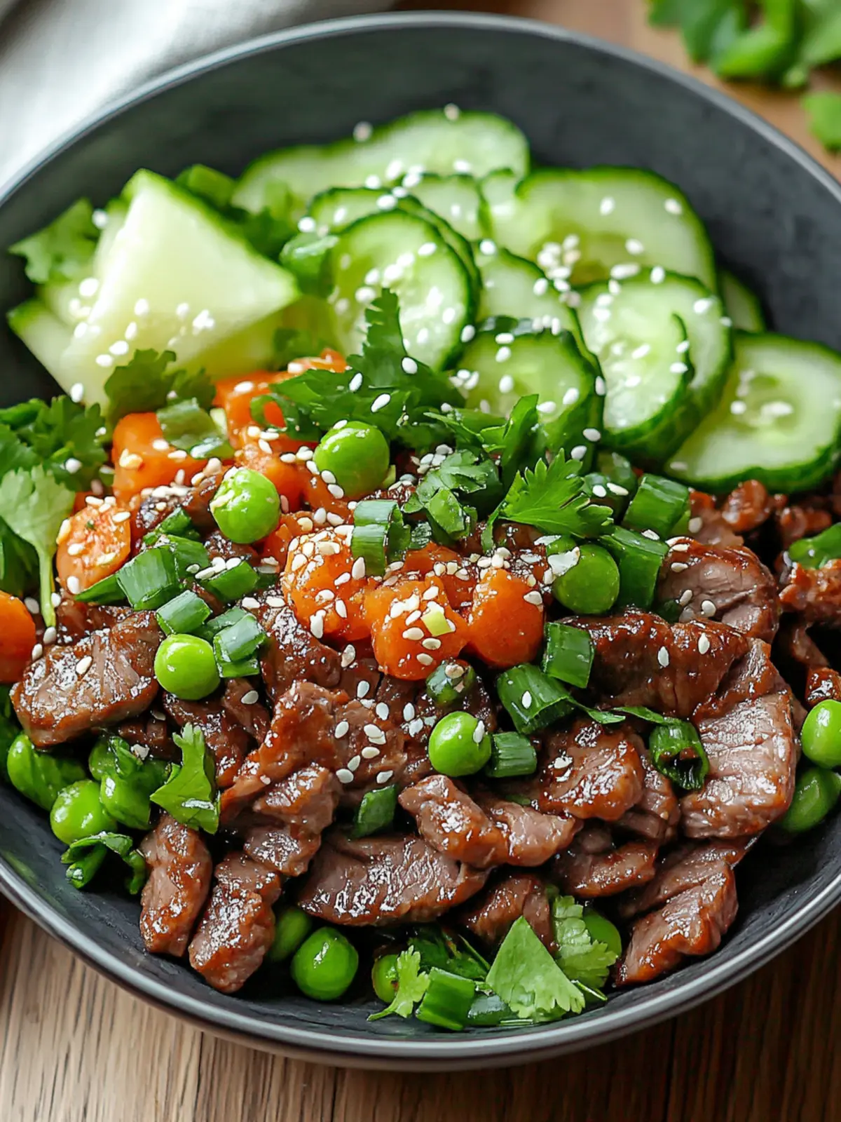 Unwiderstehliches würziges Keto Koreanisches Rinderhackfleisch & Gurkensalat für schnelle Abende 4 Unwiderstehliches würziges Keto Koreanisches Rinderhackfleisch & Gurkensalat