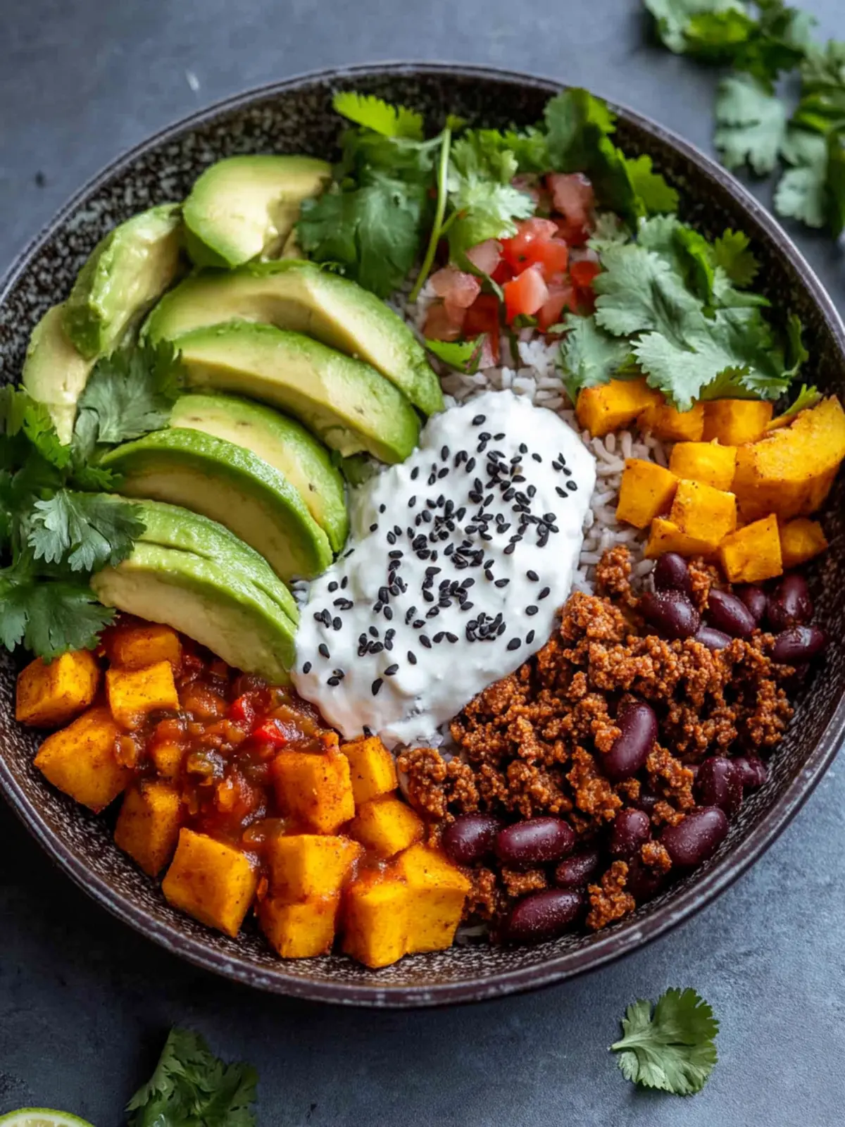 Süßkartoffel Taco Schüssel – Dein schneller Protein-Hit! 5 Süßkartoffel Taco Schüssel