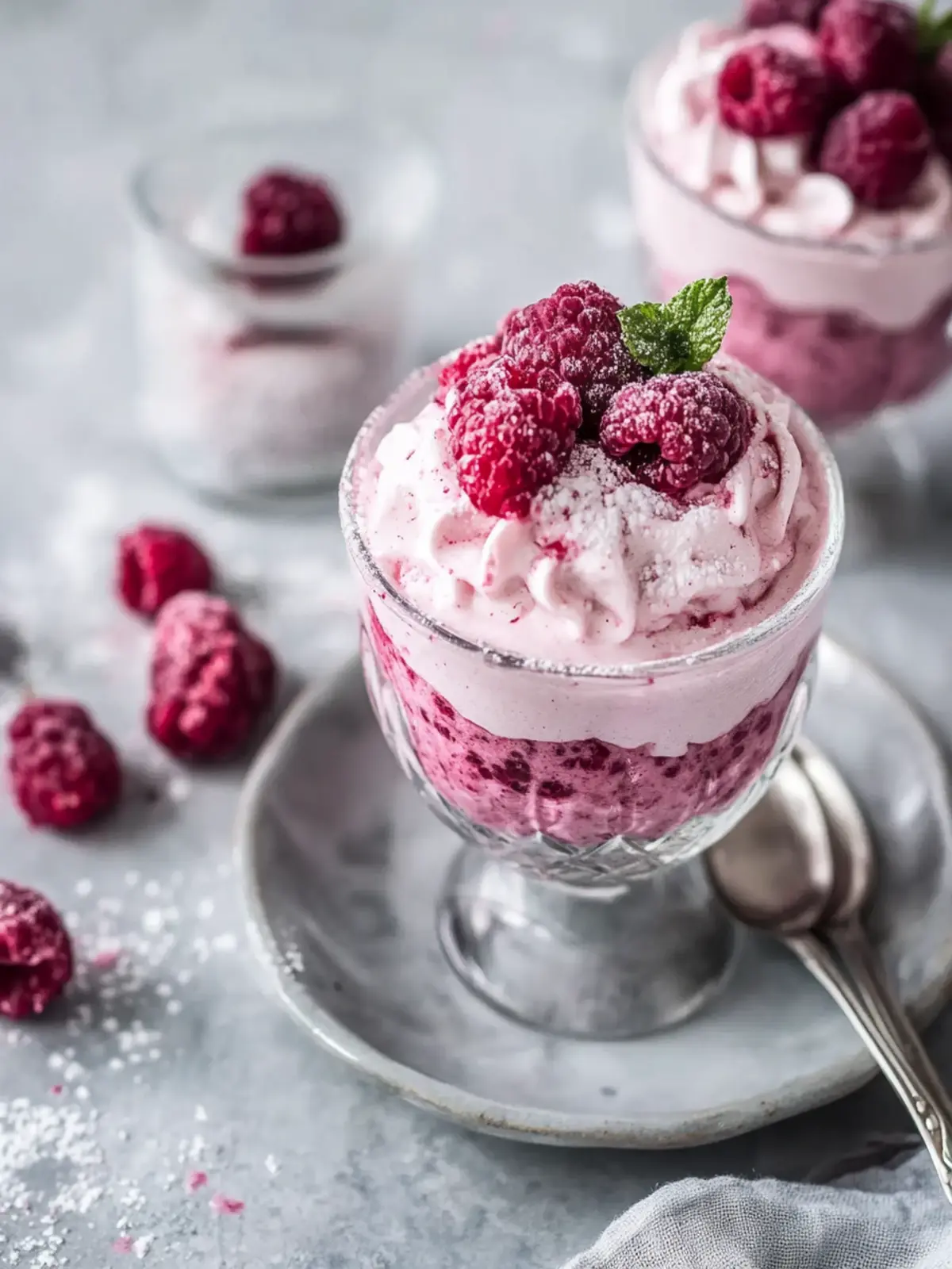 Himbeercreme: 5 Minuten Blitz-Dessert für heiße Tage 3 Himbeercreme / 5 Minuten Blitz-Dessert