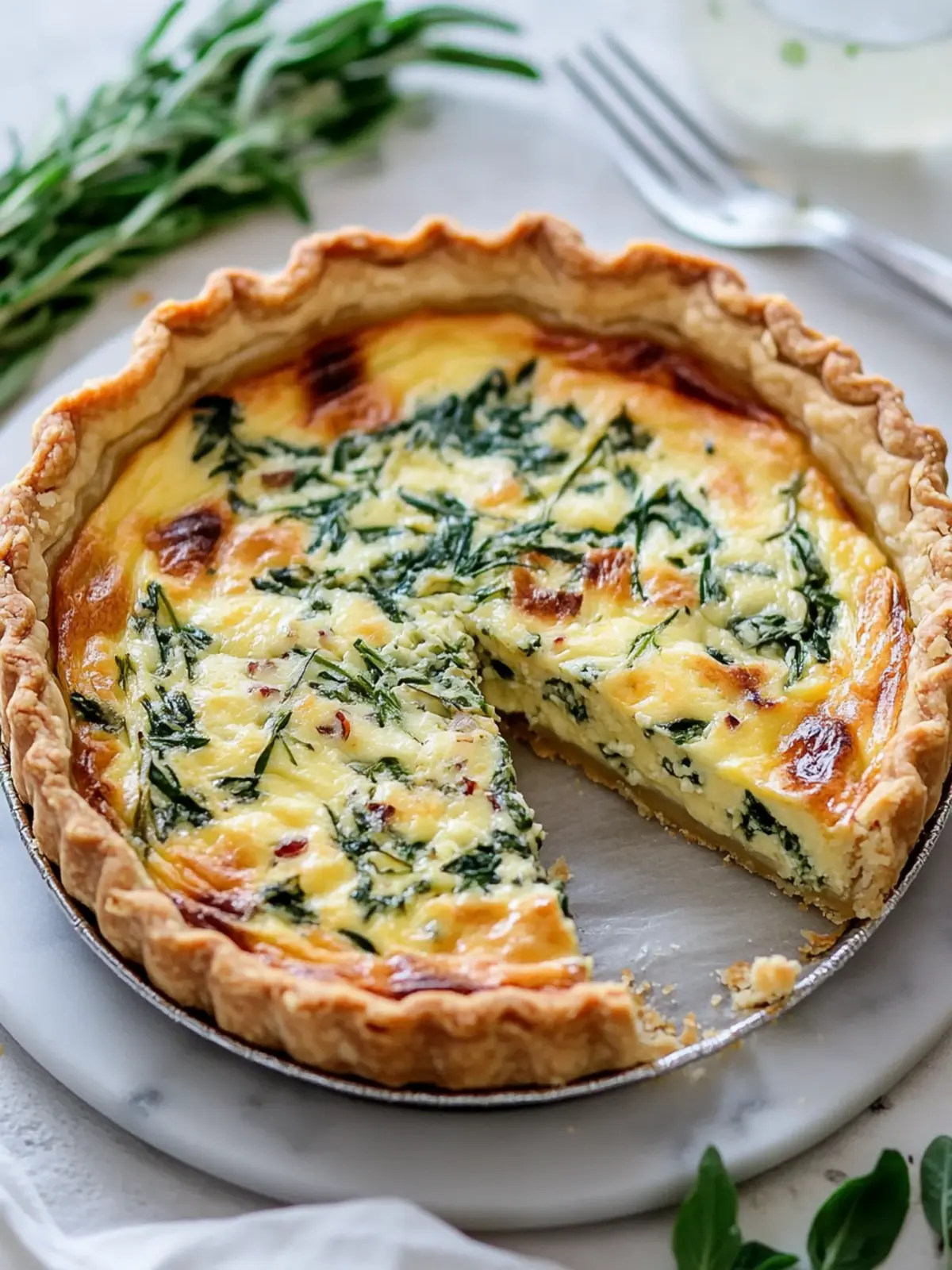 Bärlauch Quiche mit Rindfleisch – Frühlingsgenuss pur 2 Bärlauch Quiche