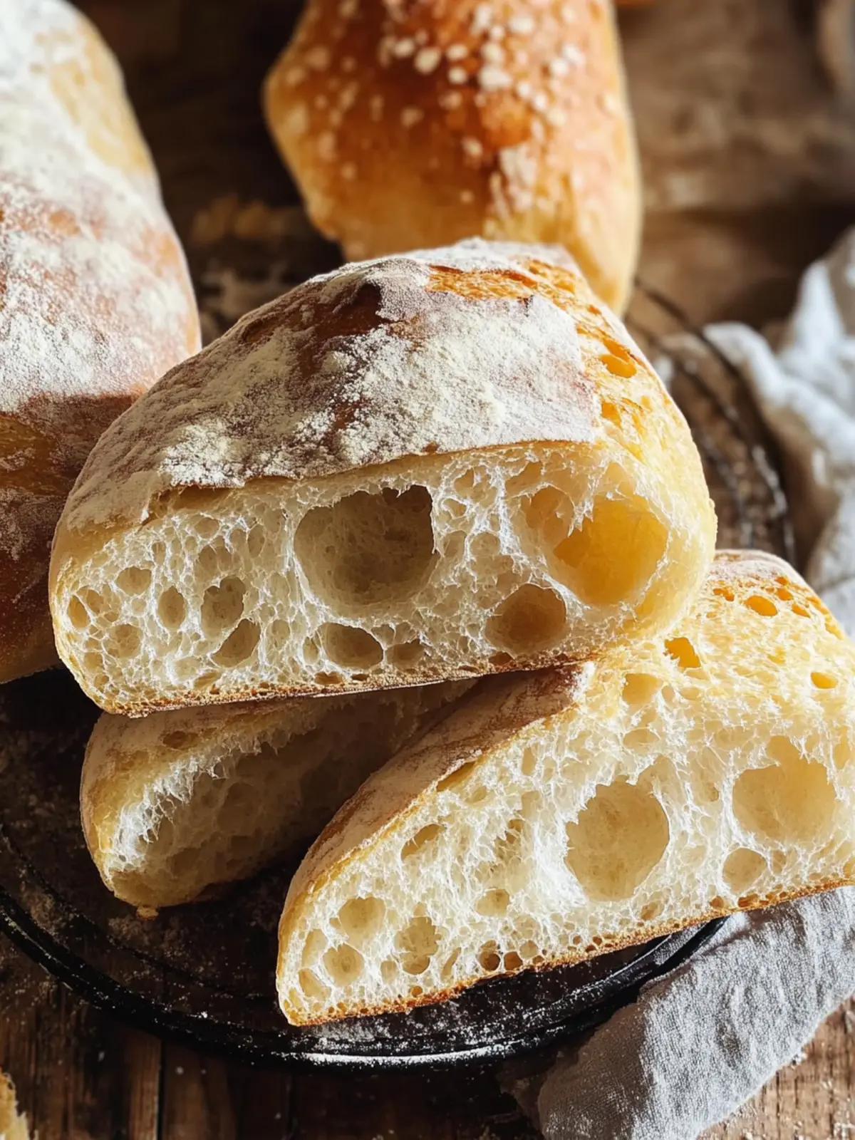 Luftige Sauerteig Ciabatta selber machen für unwiderstehlichen Genuss 4 Luftige Sauerteig Ciabatta selber machen