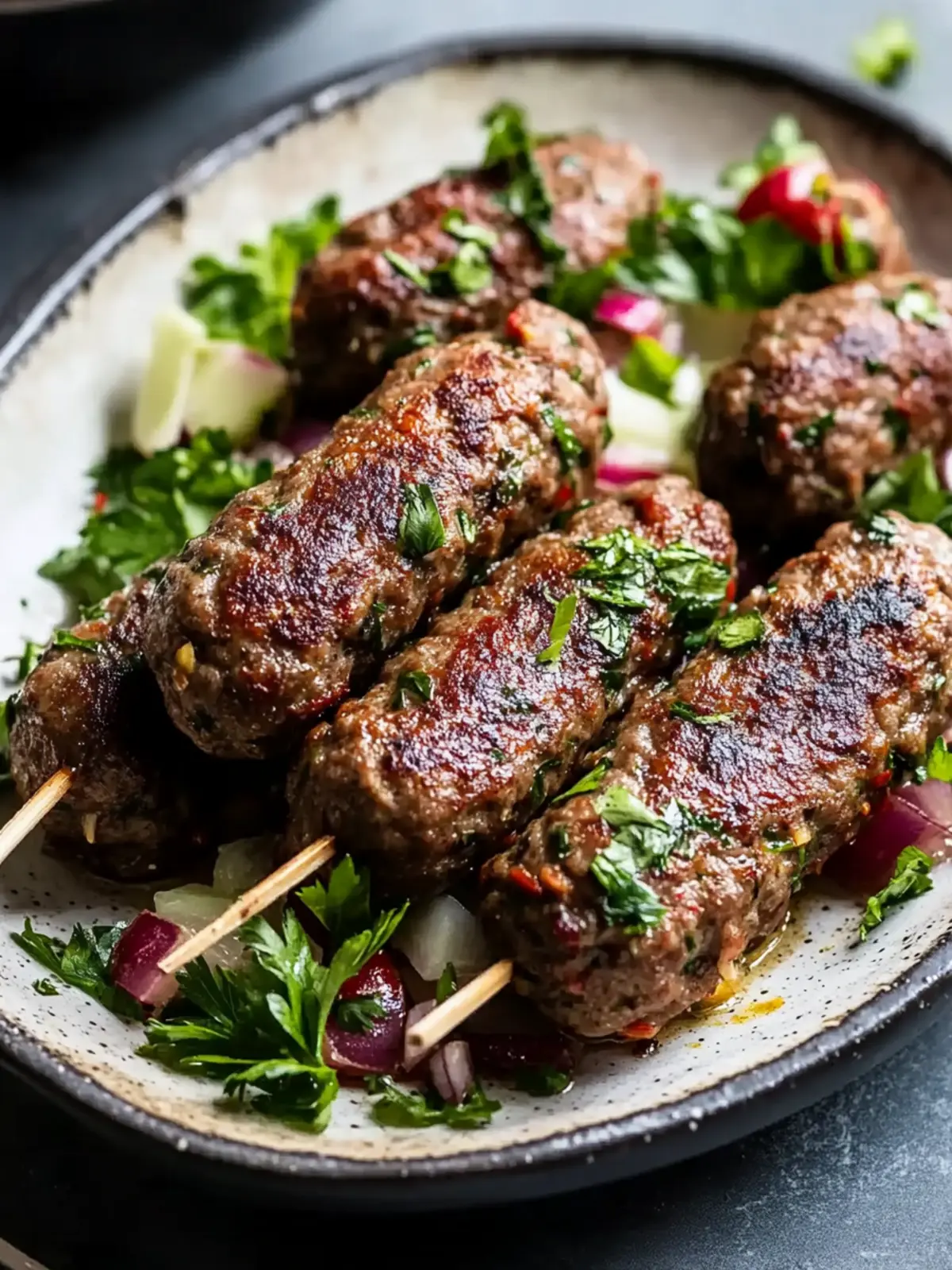 Traditionelles Rinder-Kofta-Rezept