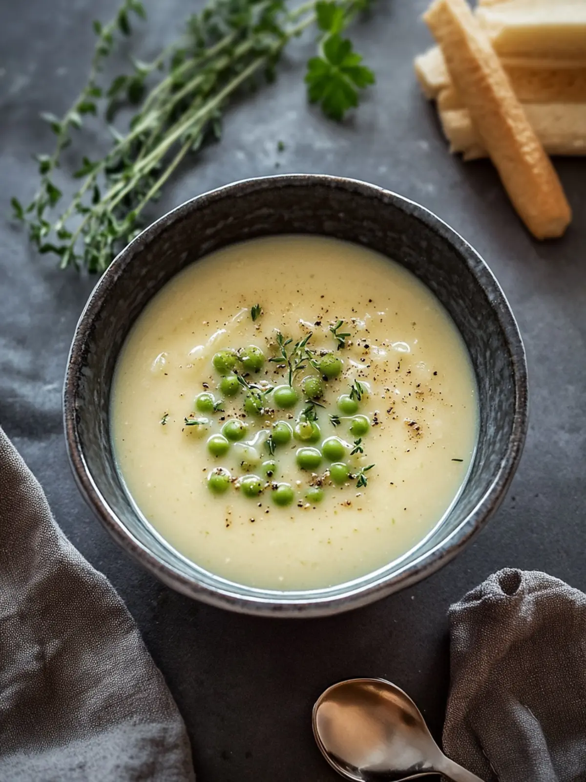 Spargelcremesuppe aus Schalen – Vegetarisch und nachhaltig genießen 4 Spargelcremesuppe aus Schalen
