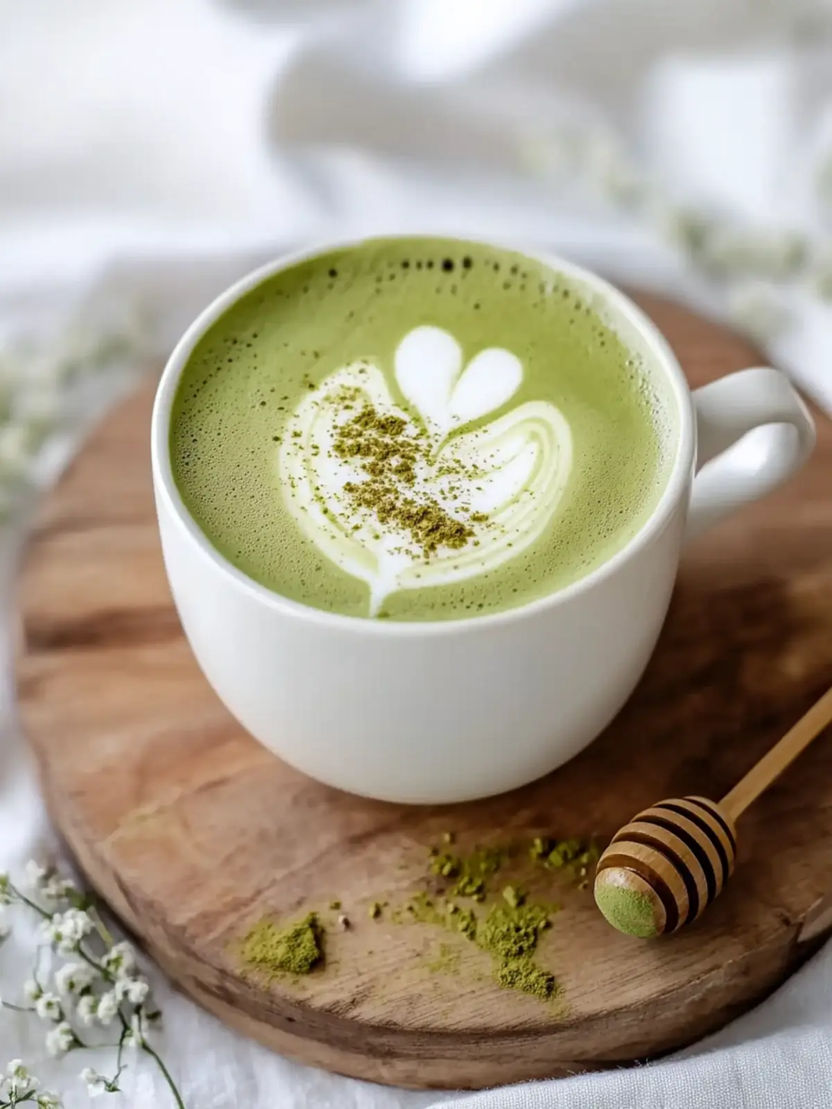 Perfekte Honig-Matcha-Latte zu Hause: Energisierender Genuss 4 Perfekte Honig-Matcha-Latte zu Hause