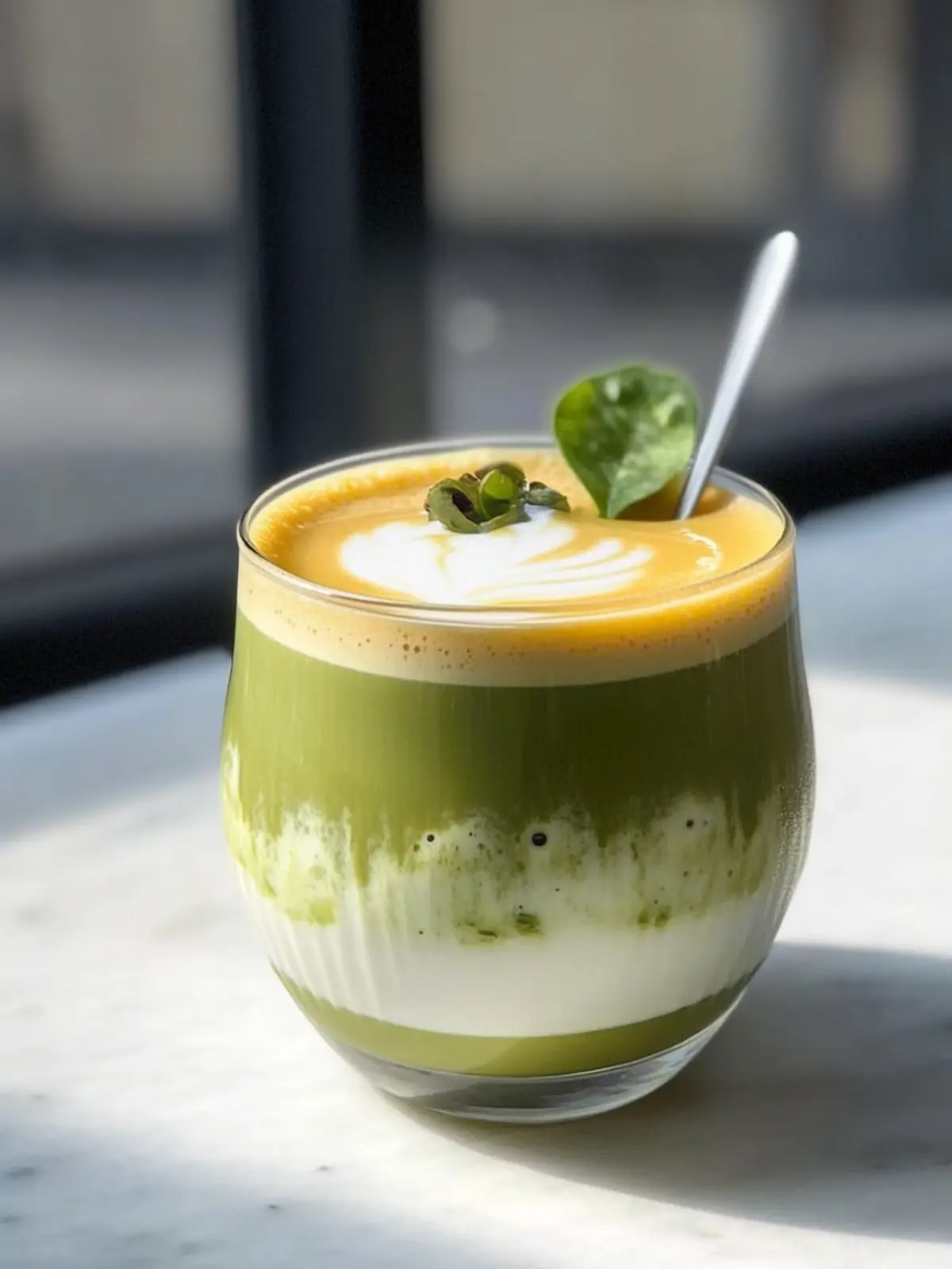 Eisige Mango Matcha Latte – Der perfekte Post-Workout Drink 4 Eisige Mango Matcha Latte