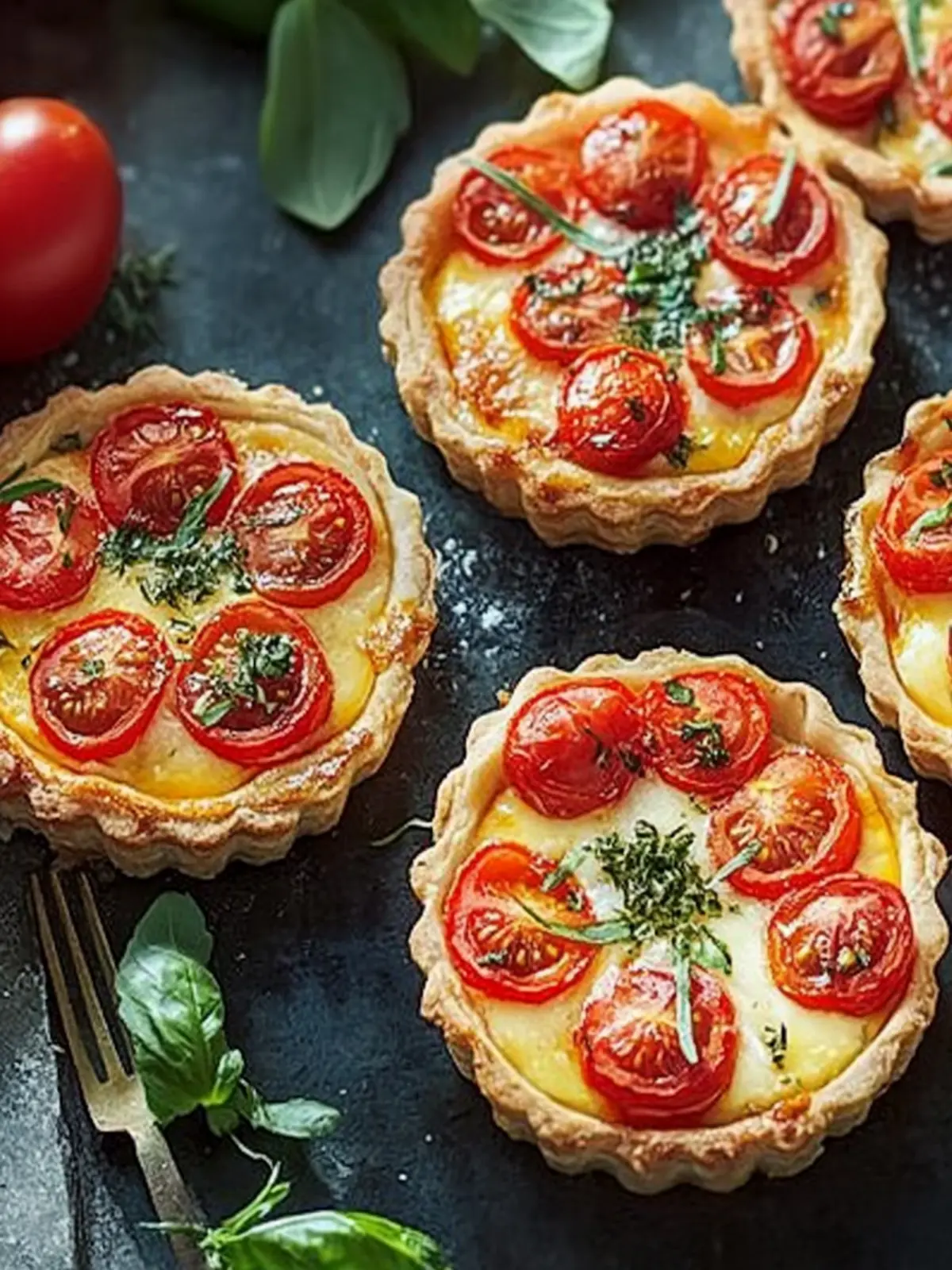 Tomaten-Tartelettes mit frischen Kräutern: Einfach Lecker! 5 Tomaten-Tartelettes