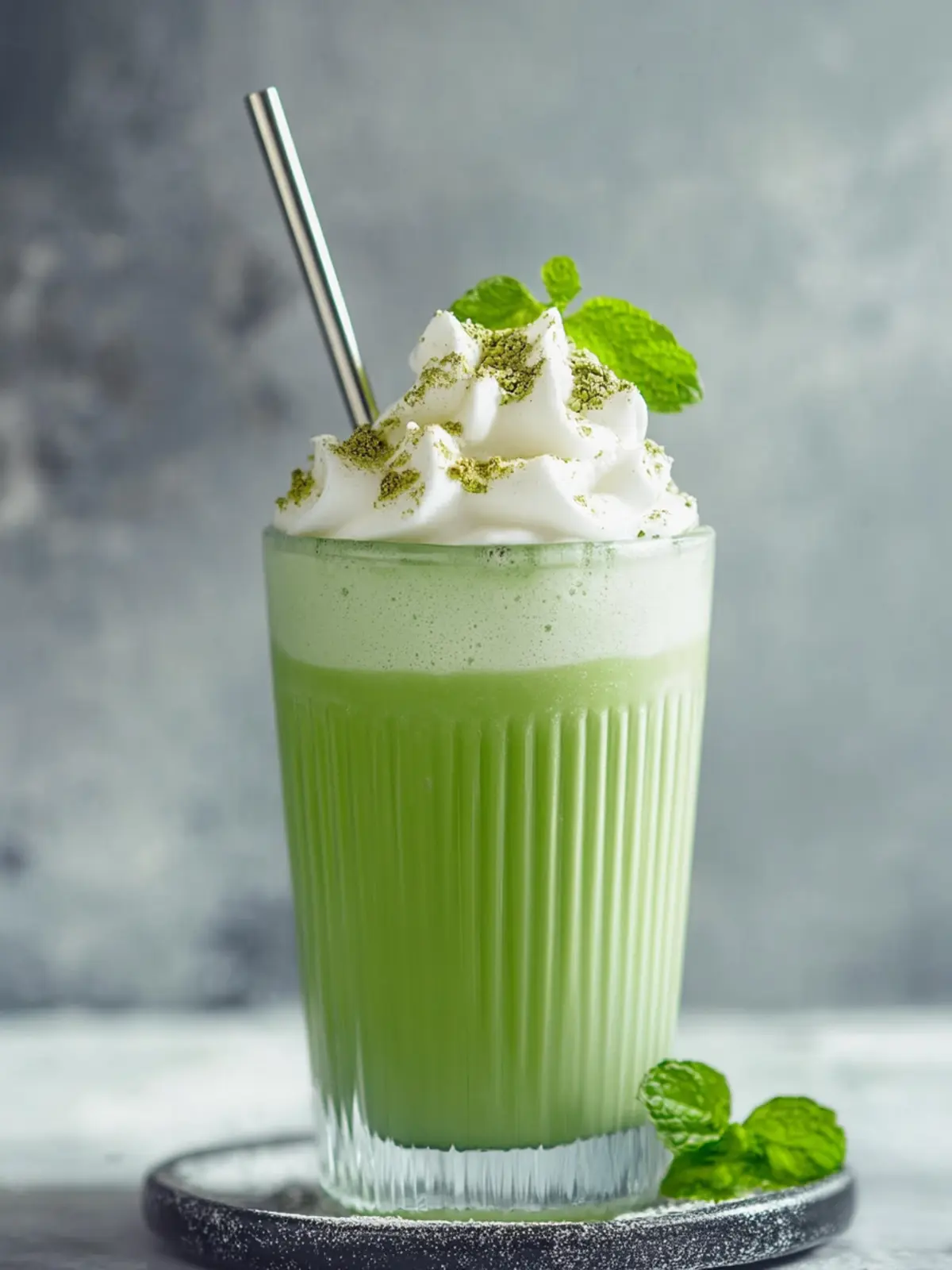 Cremiger 3-Zutaten Matcha Milchshake für schnelle Genussmomente 5 3-Zutaten Matcha Milchshake