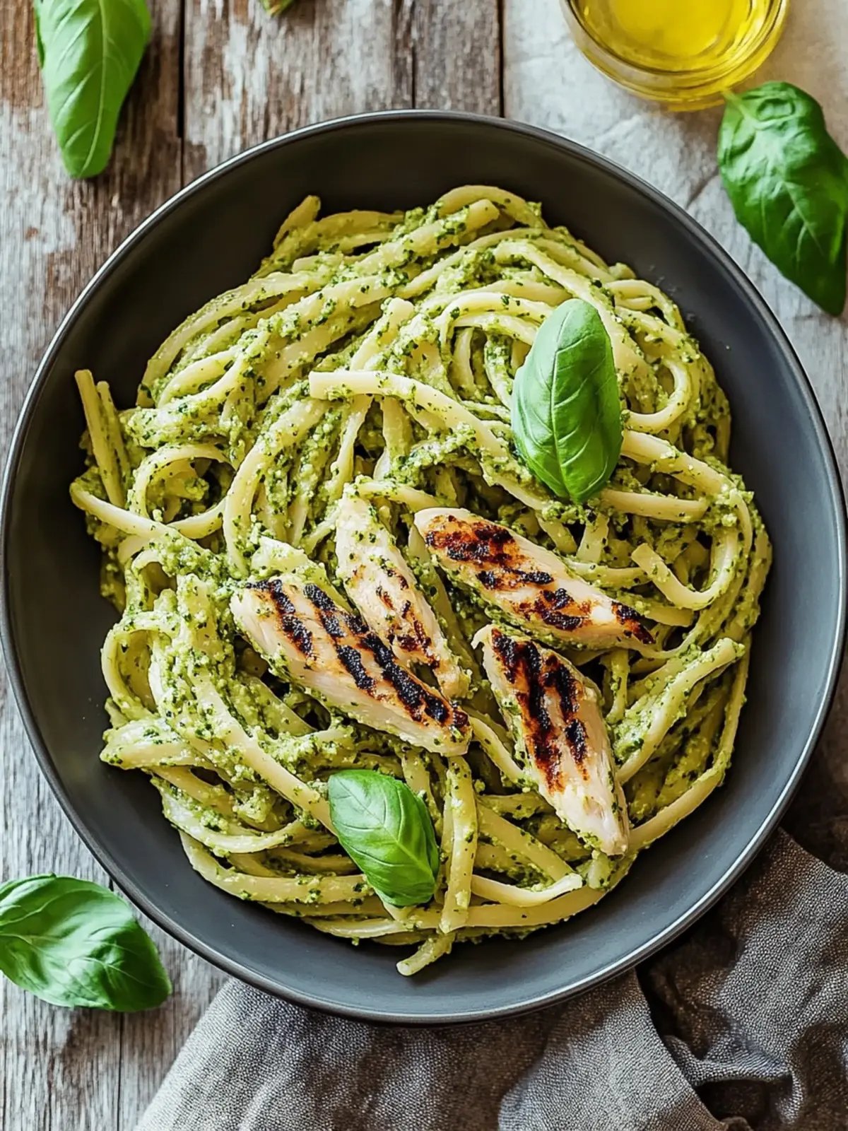 Leckere Gegrillte Hähnchen-Pesto-Pasta In 30 Minuten Genießen 2 Leckere Gegrillte Hähnchen-Pesto-Pasta In 30 Minuten Fertig