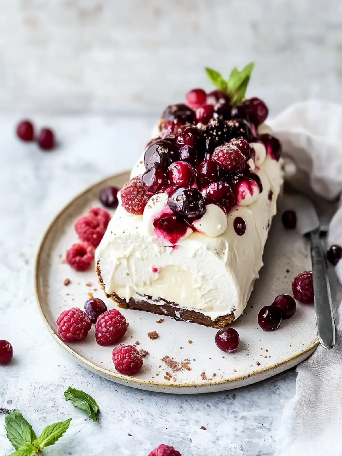 Donauwellen-Biskuitrolle: Der cremige Genuss für Feinschmecker 2 Donauwellen-Biskuitrolle