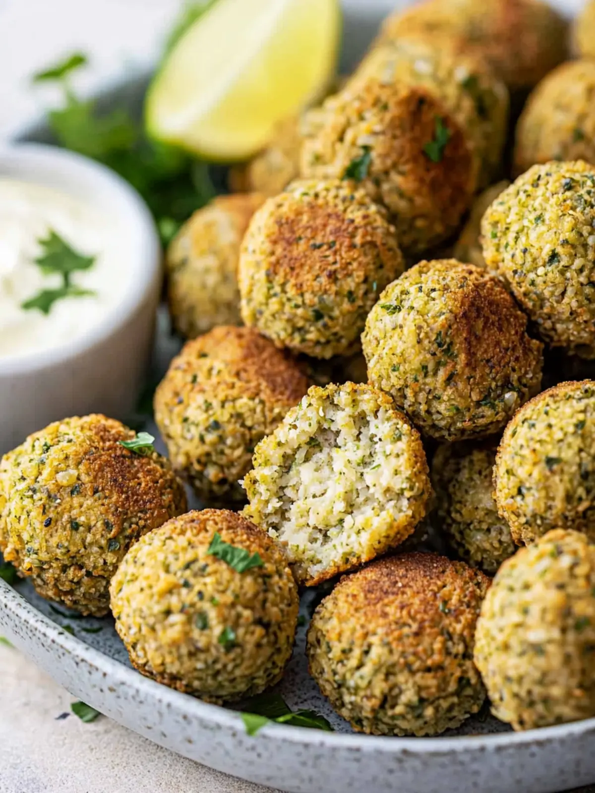 Krosse Luftfritteuse Falafel ganz einfach vegan & glutenfrei 5 Krosse Luftfritteuse Falafel (Glutenfrei & Vegan)