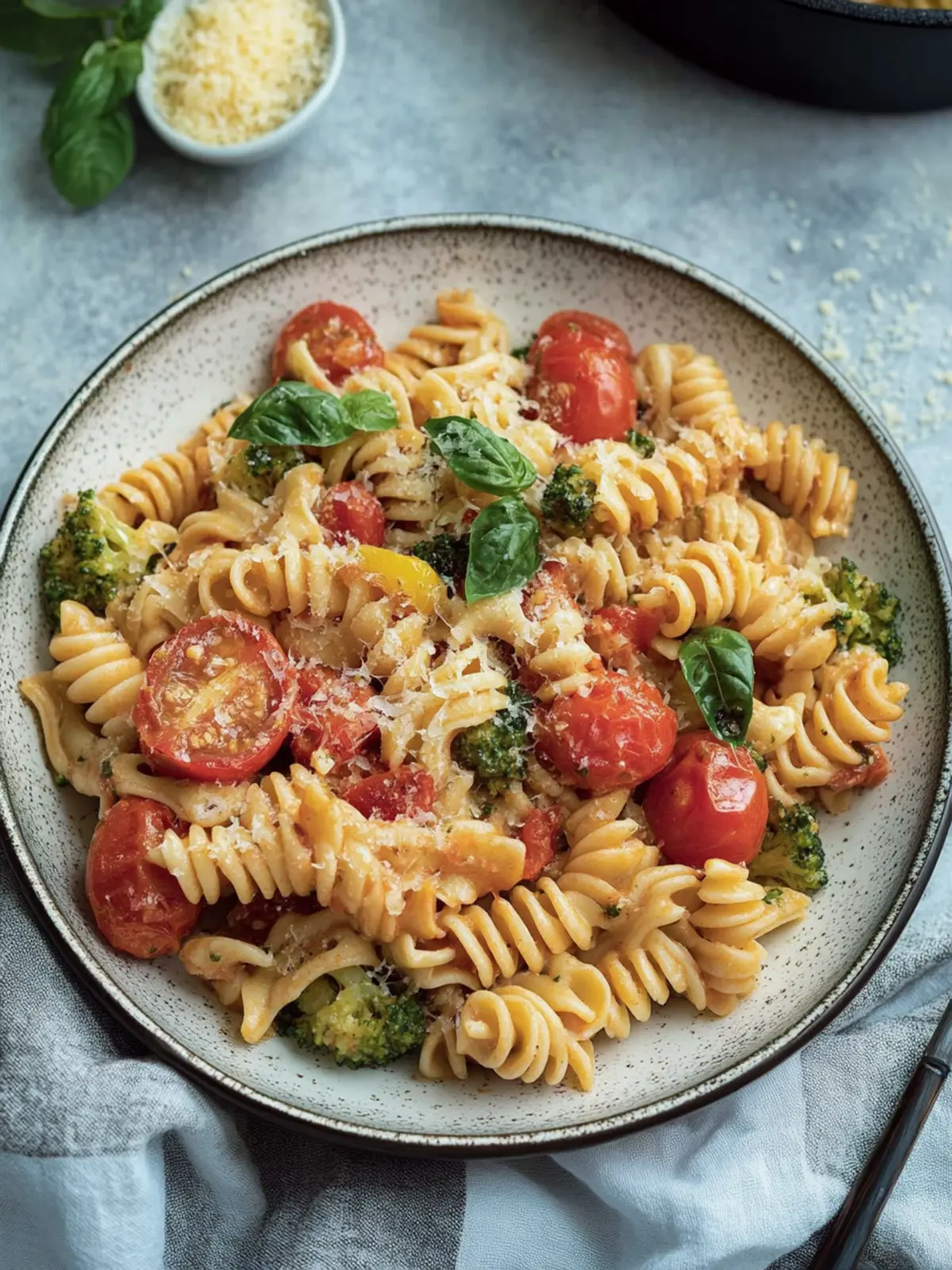 Brokkoli Nudelauflauf mit Tomaten-Käsesoße für die ganze Familie 3 Brokkoli Nudelauflauf mit einer Tomaten-Käsesoße