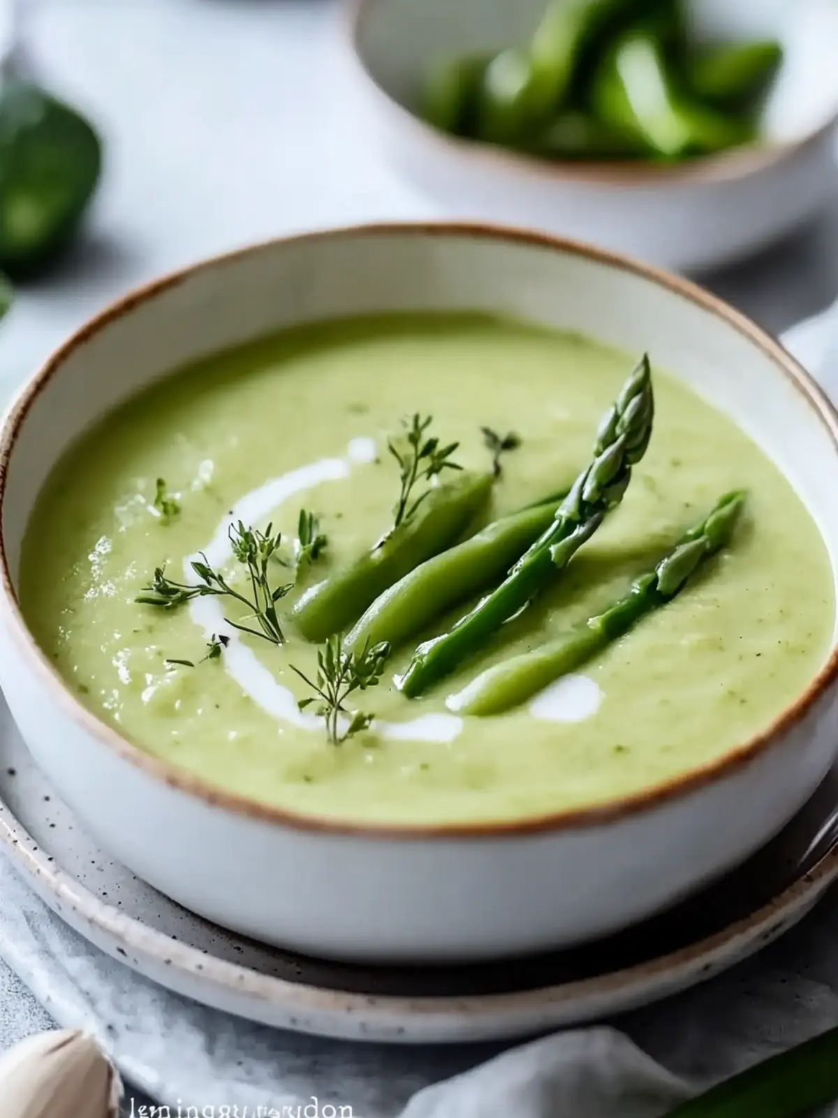 Leichte grüne Spargelsuppe – Frisch, gesund und cremig 2 Leichte grüne Spargelsuppe