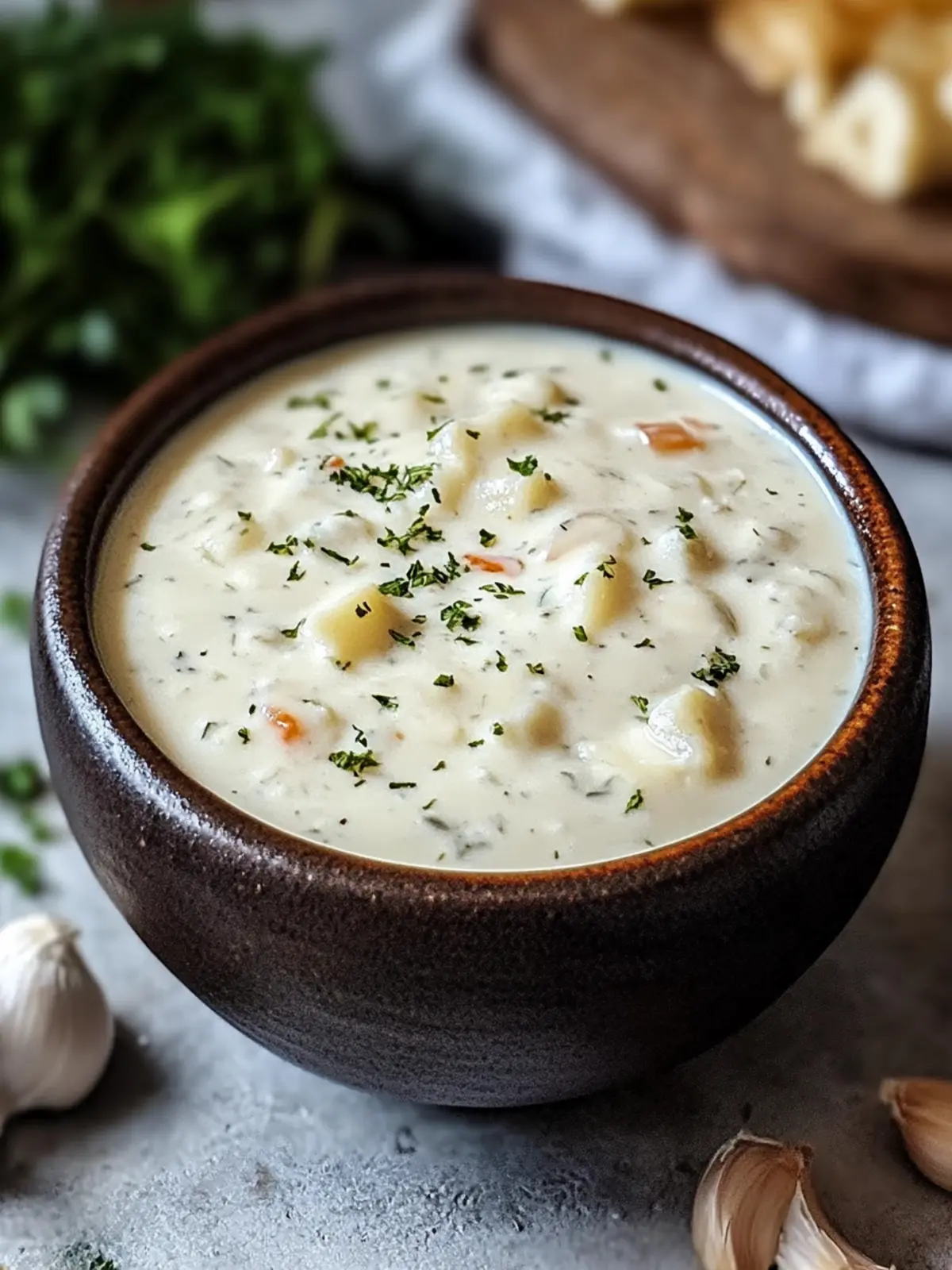 Knoblauch Parmesan Sauce in 5 Minuten zubereiten