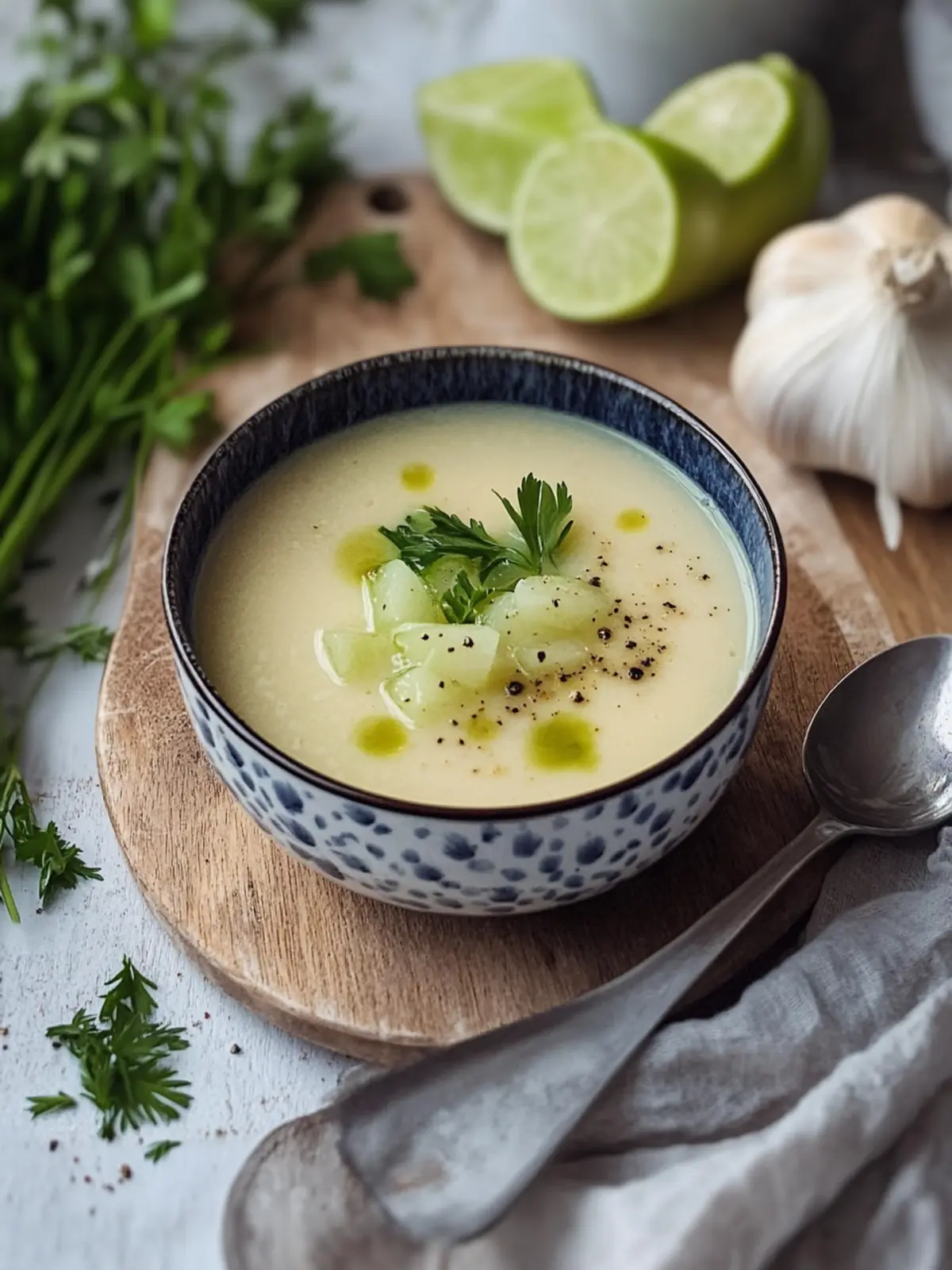 Omas Stangensellerie-Suppe: Cremig, schnell und lecker 4 Omas Stangensellerie-Suppe