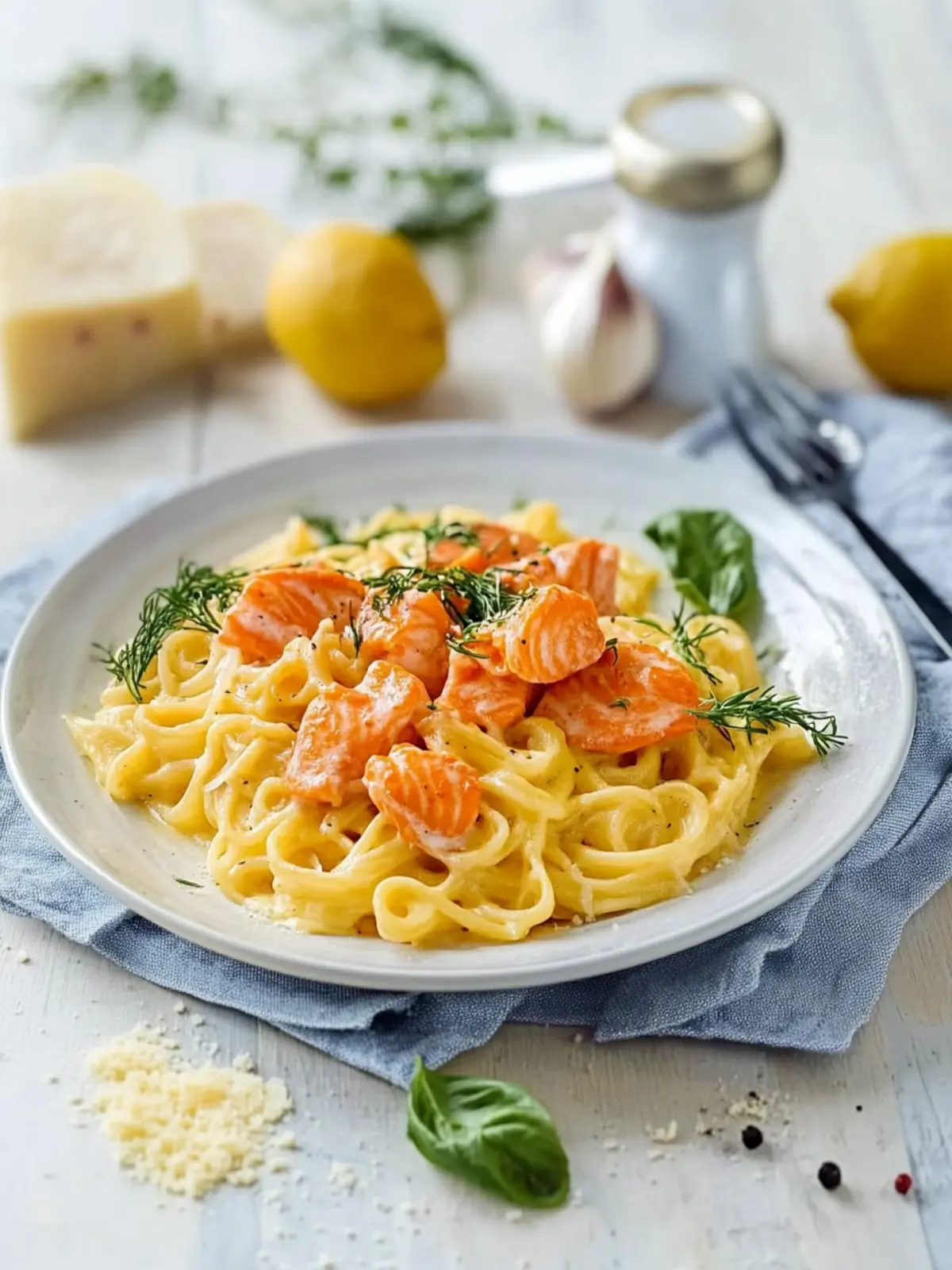 Bandnudeln mit Lachs – 20 Minuten für cremigen Genuss 2 Bandnudeln mit Lachs – 20 Minuten Lachspasta