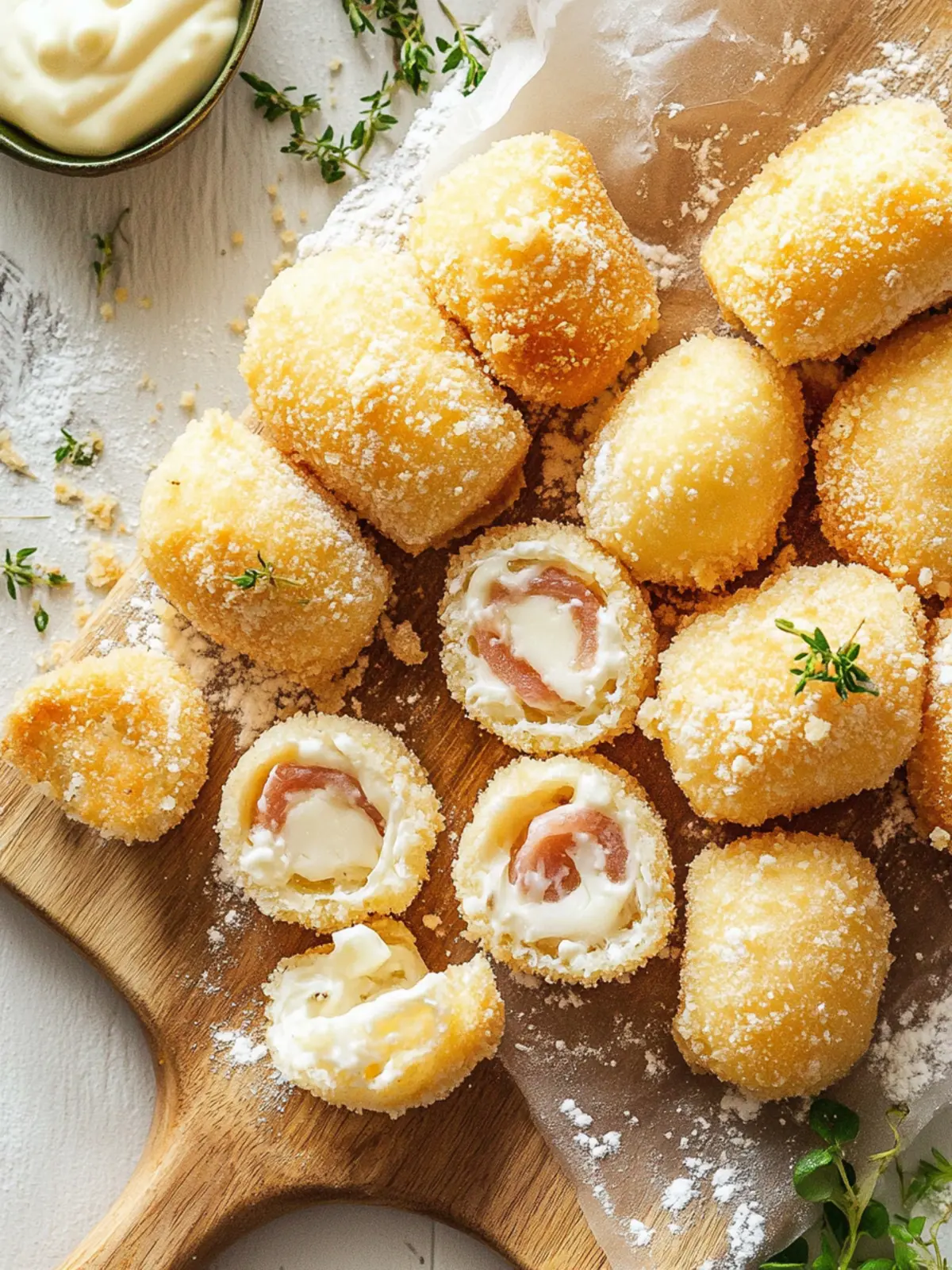 Frittierter Schinken- und Käse-Roll: Der perfekte Snack für jede Party 5 Frittierte Schinken-Käse-Rolle