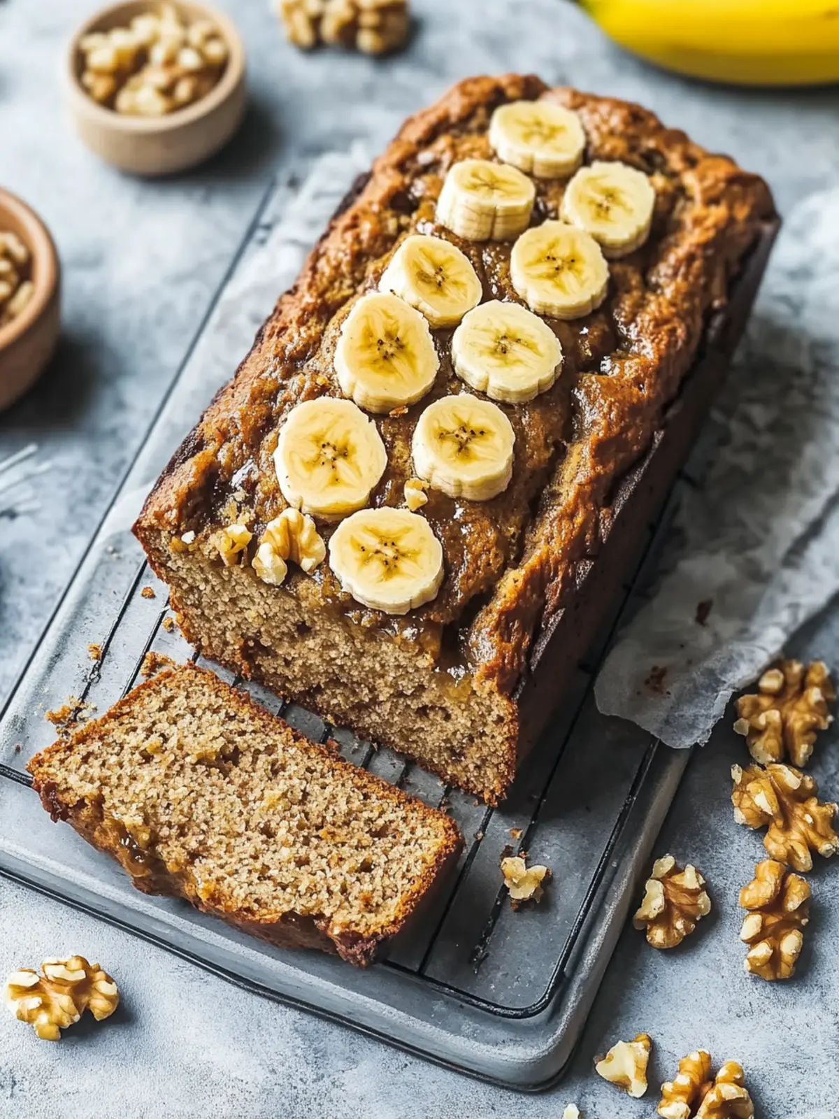 Bananenbrot mit Walnüssen – Saftig, einfach und unwiderstehlich 5 Bananenbrot mit Walnüssen