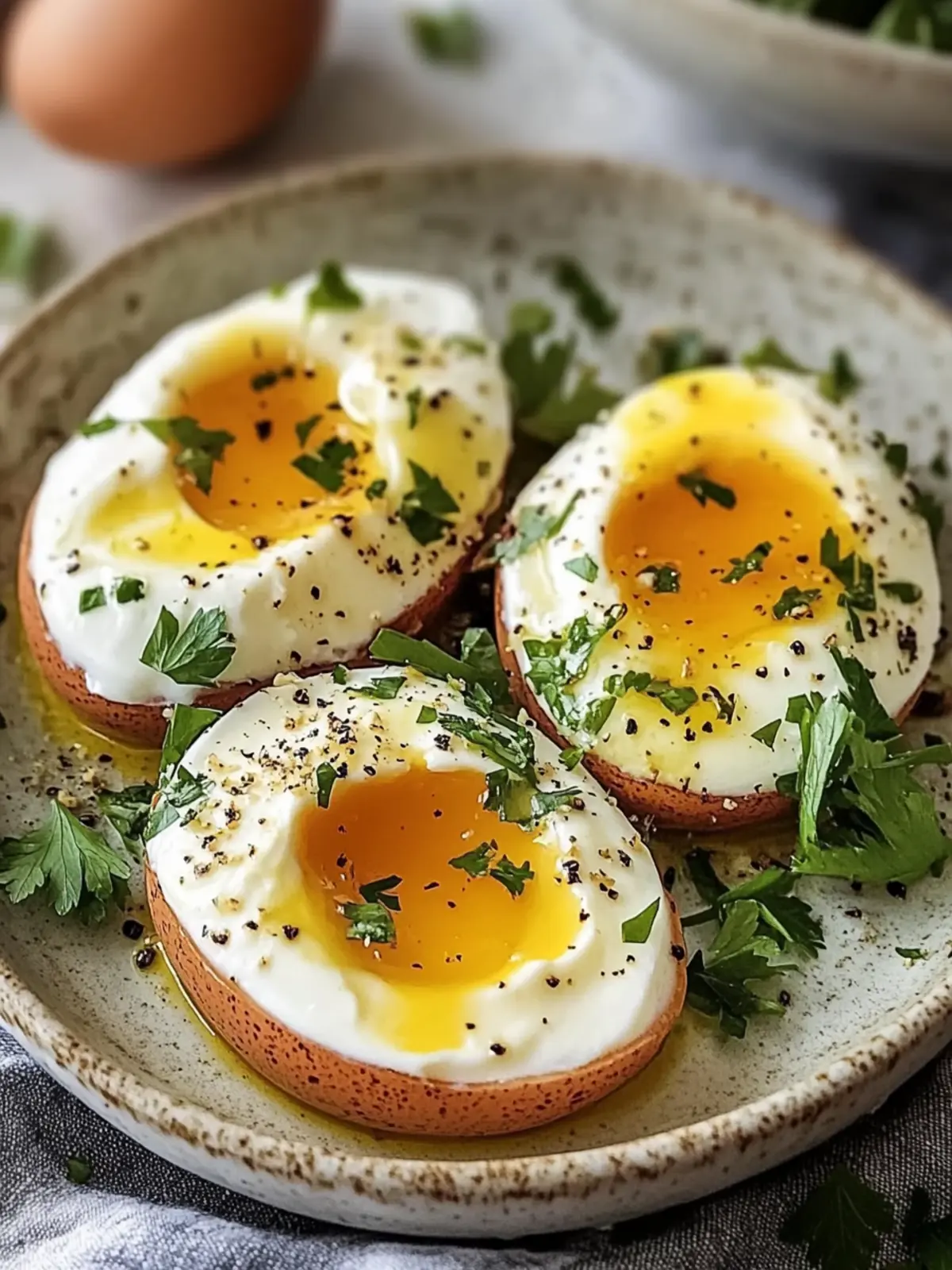 Türkische Eier mit cremiger Joghurt-Butter-Sauce für dein Brunch-Highlight 4 Türkische Eier mit cremiger Joghurt-Butter-Sauce