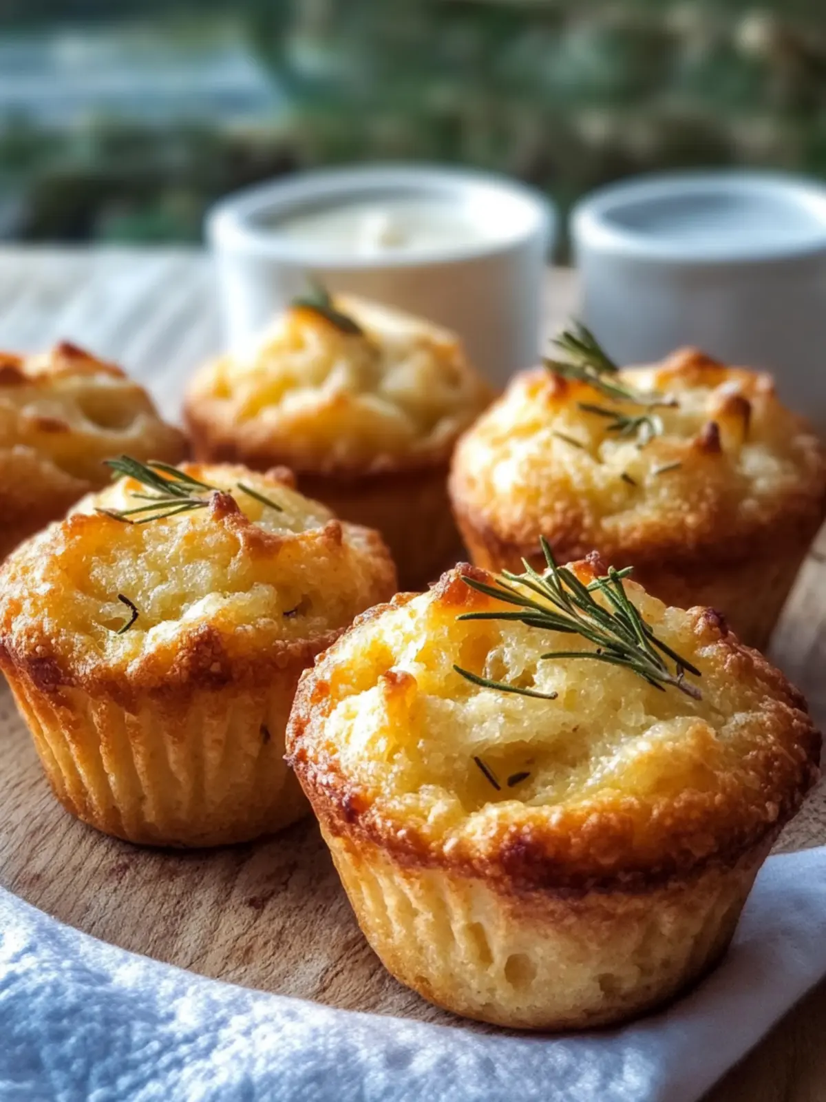 Knusprige Knoblauch-Rosmarin Focaccia Muffins Rezept für Genuss 5 Knusprige Knoblauch-Rosmarin Focaccia Muffins Rezept