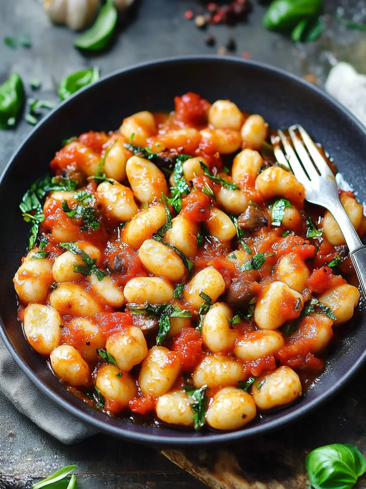 Einfache Gnocchi mit Tomatensauce für schnelle Genussmomente 5 Gnocchi mit Tomatensauce