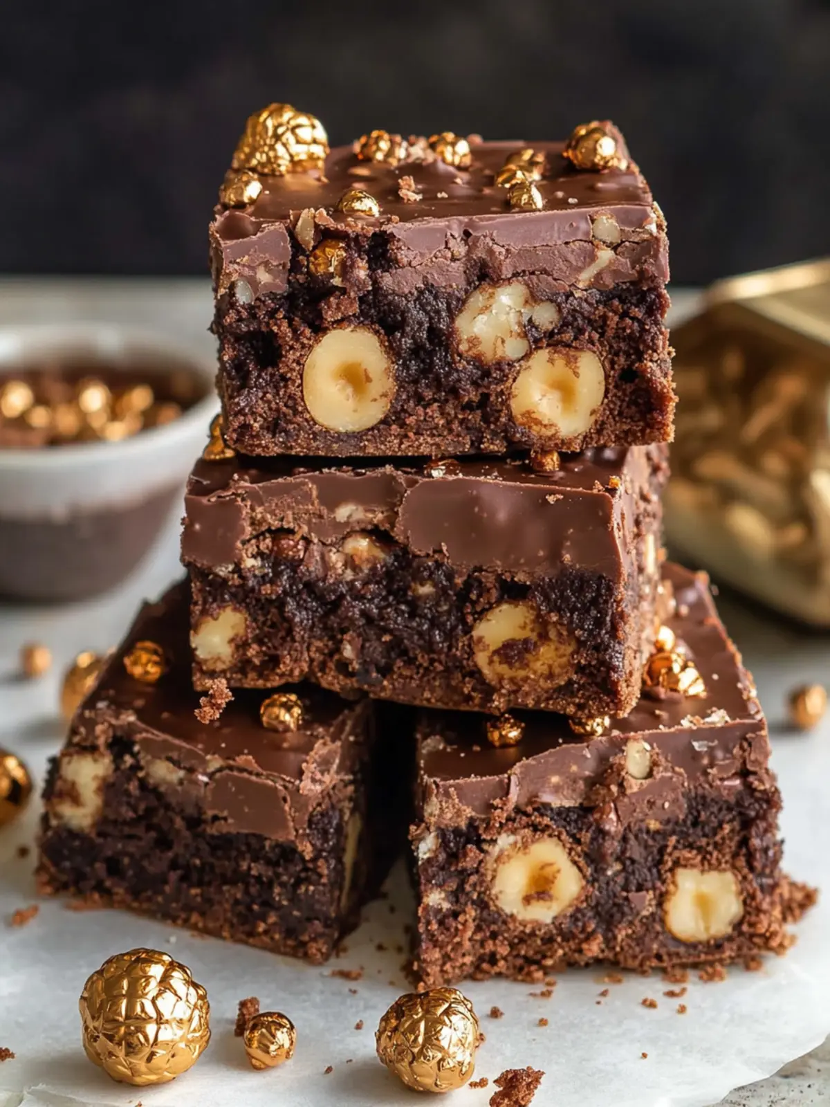Ferrero Rocher Fudge Brownies – Ein himmlischer Genuss zuhause 5 Ferrero Rocher Fudge Brownies